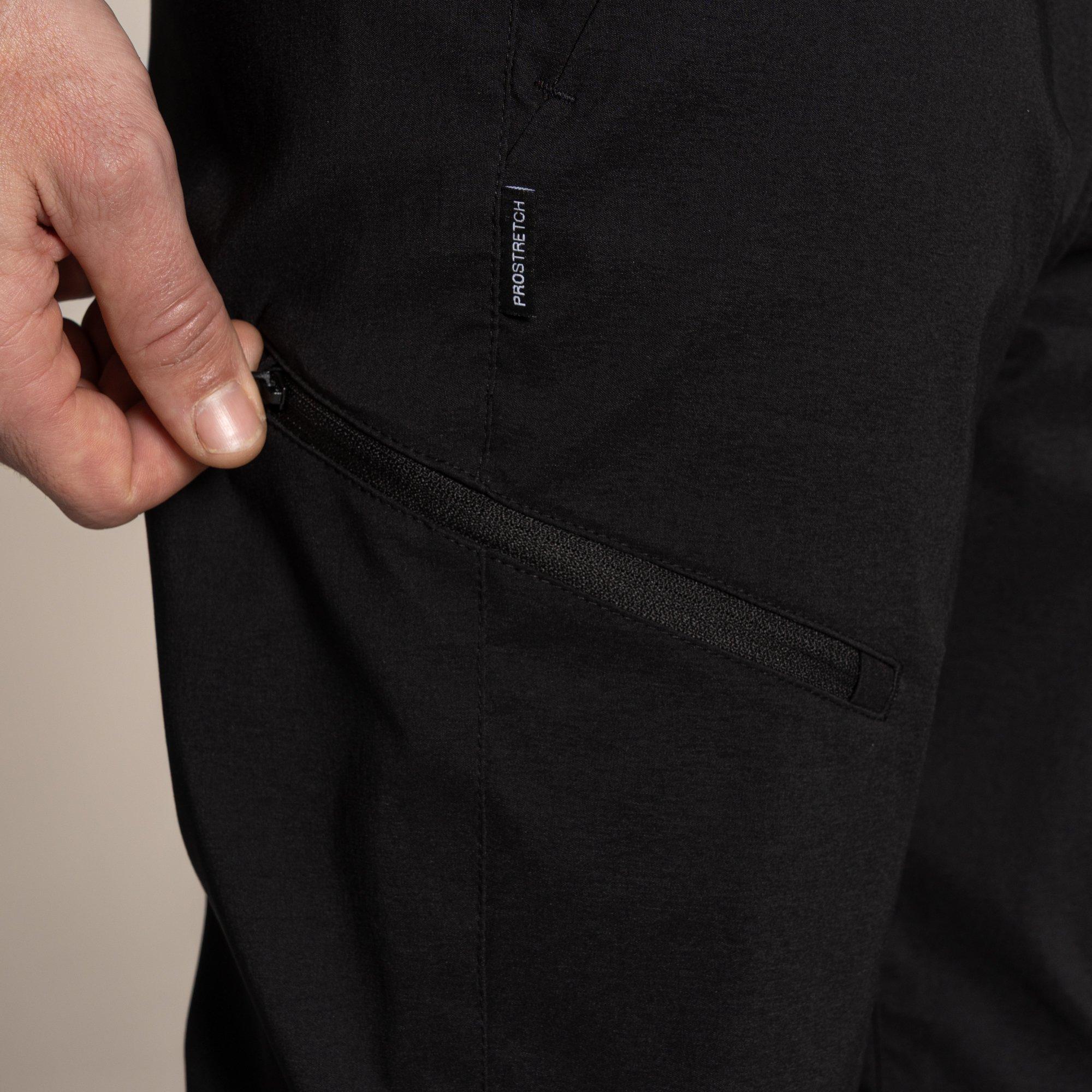 Black - Craghoppers - Kiwi Pro III Water-Repellent  Convertible Trousers - 9