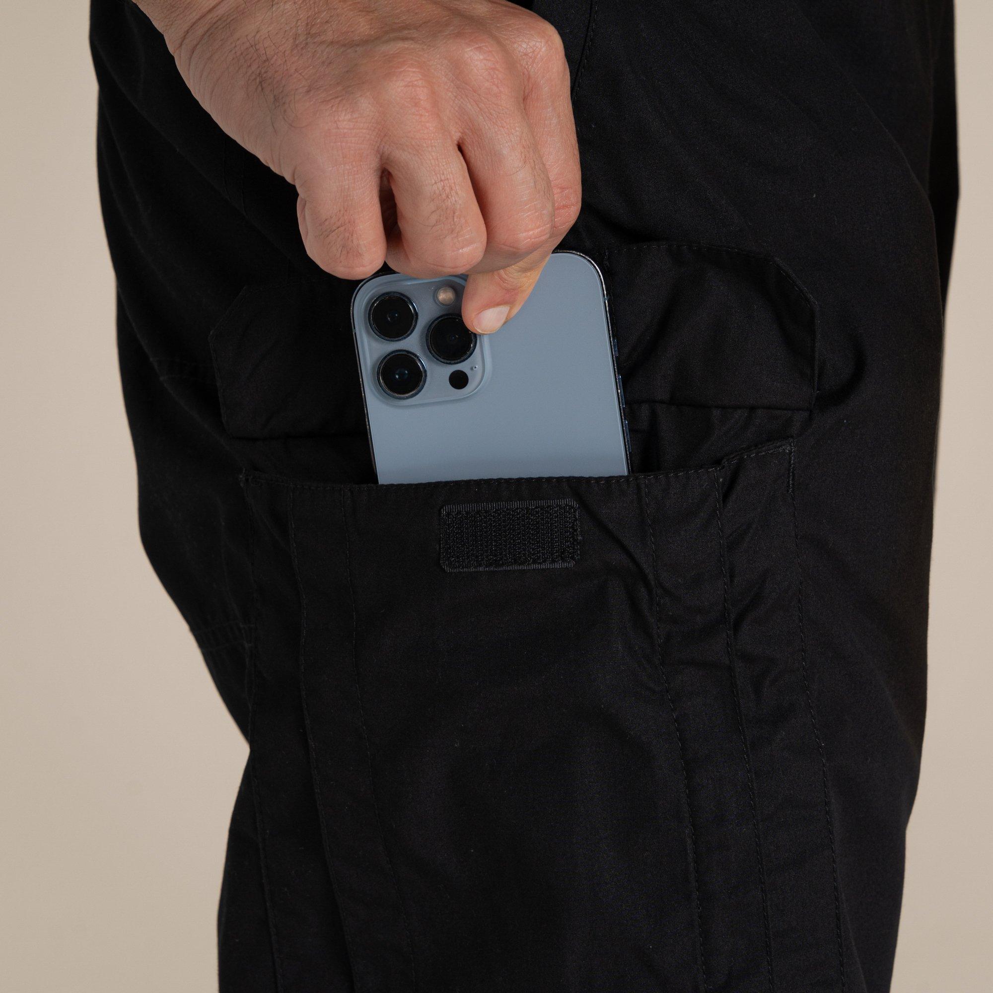 Black - Craghoppers - Kiwi Classic Water-Repellent Trousers - 8