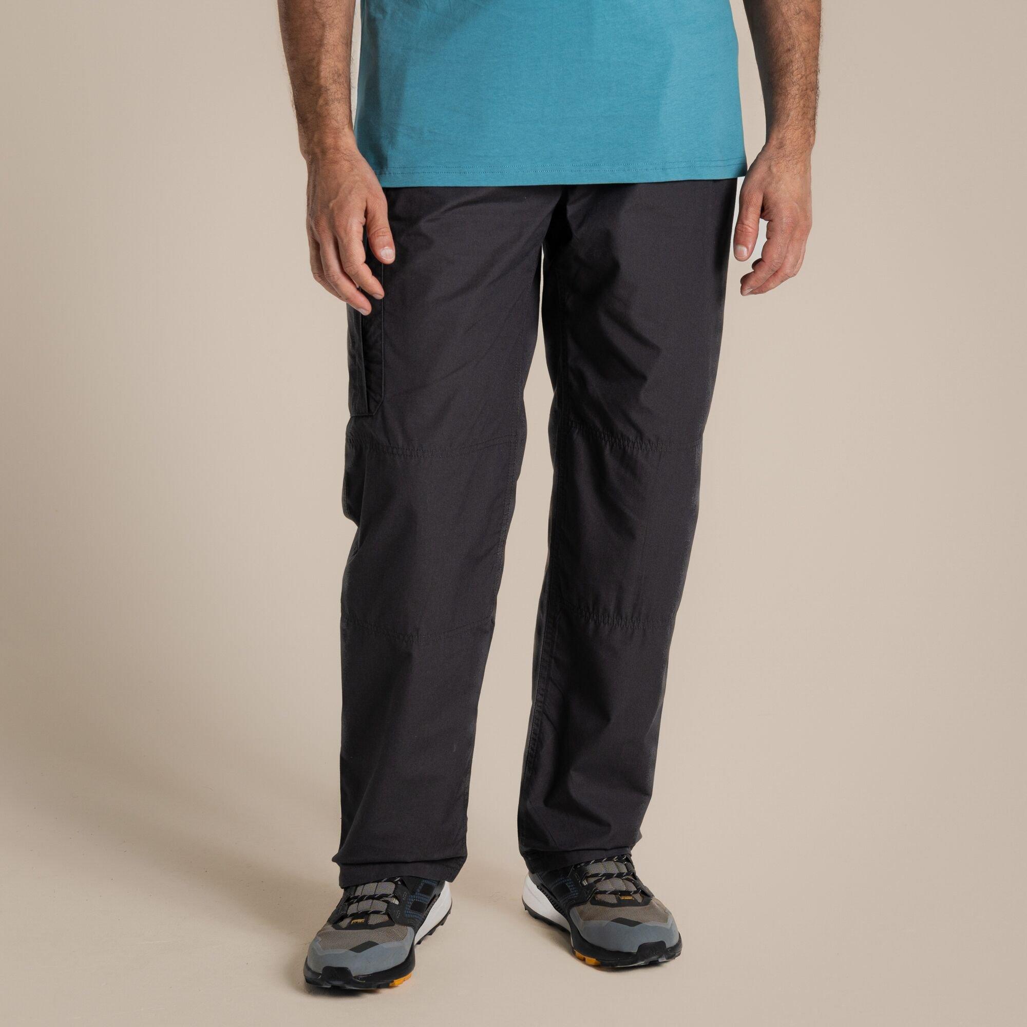 Craghoppers Men's Kiwi Classic Water-Repellent Trousers - Black Pepper - 34R