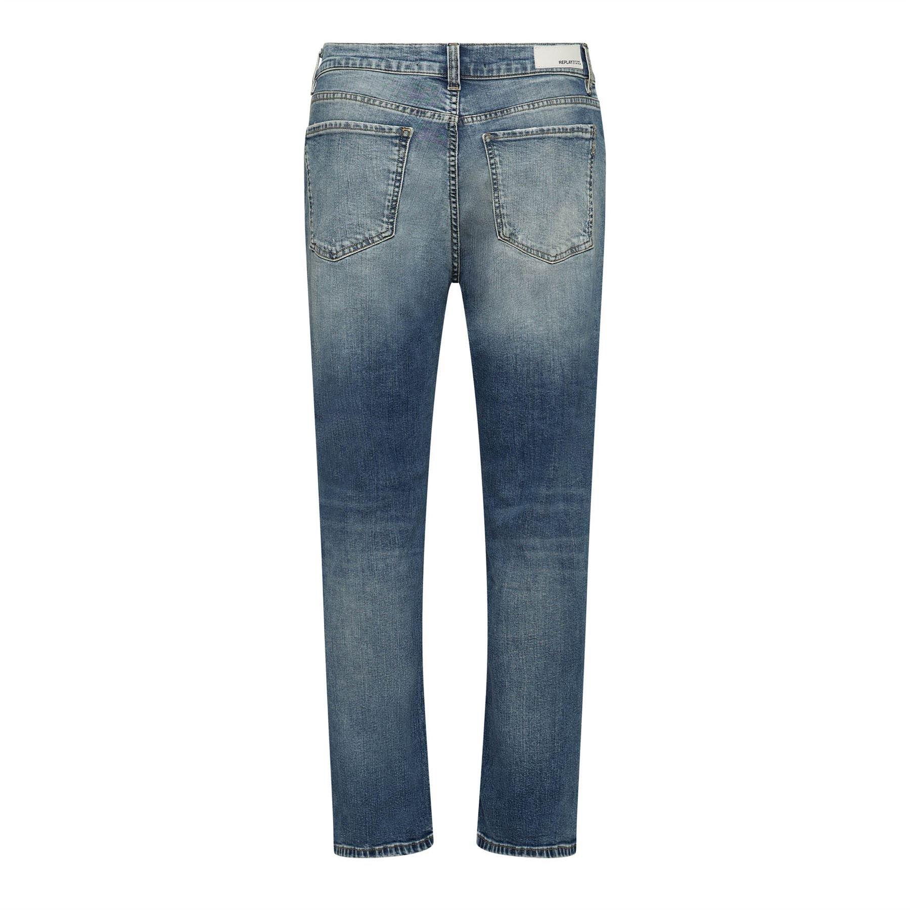Blue - Replay - Maijke Straight-Fit Jeans - 2