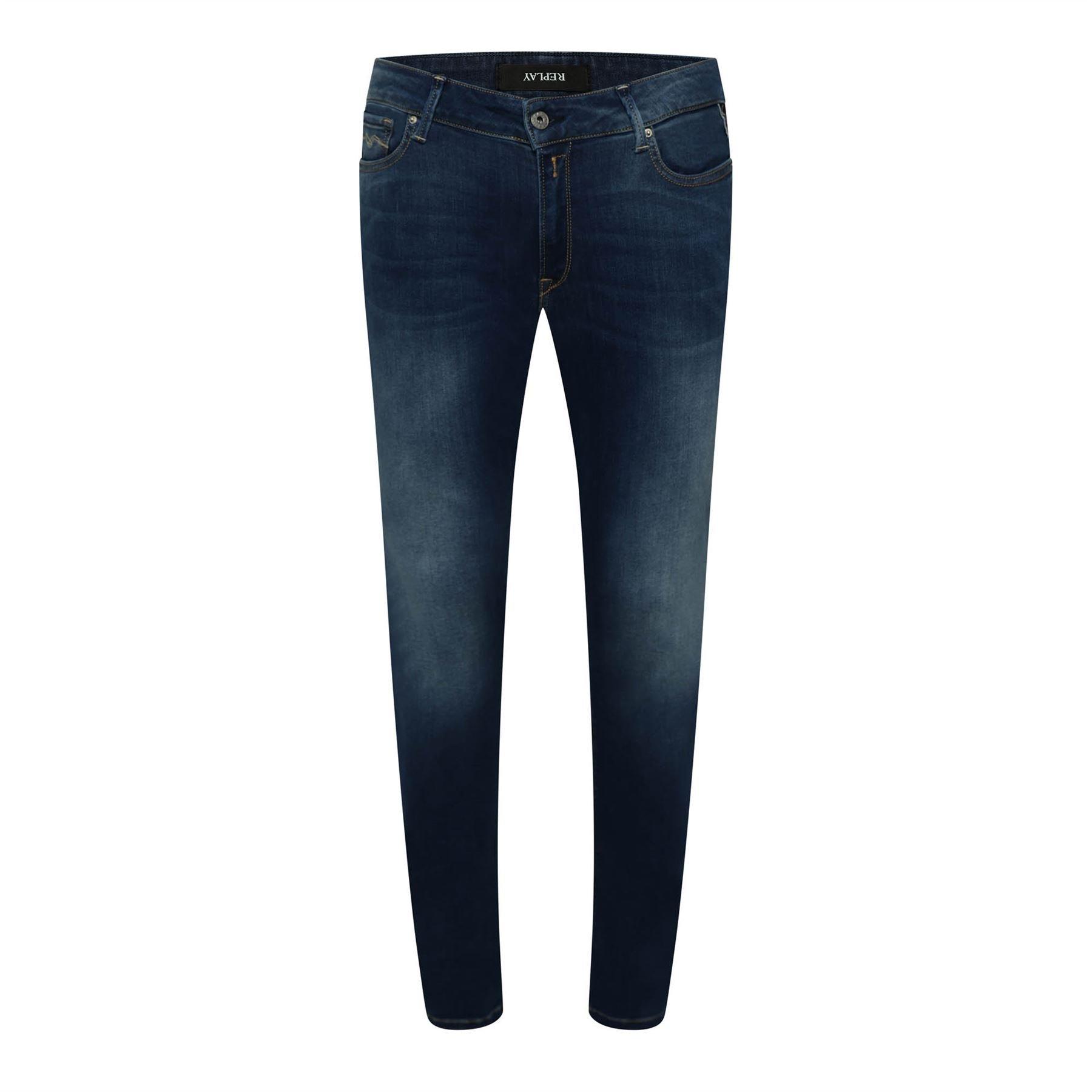 Replay New Luz Skinny-Fit Jeans - Blue - Size 28S