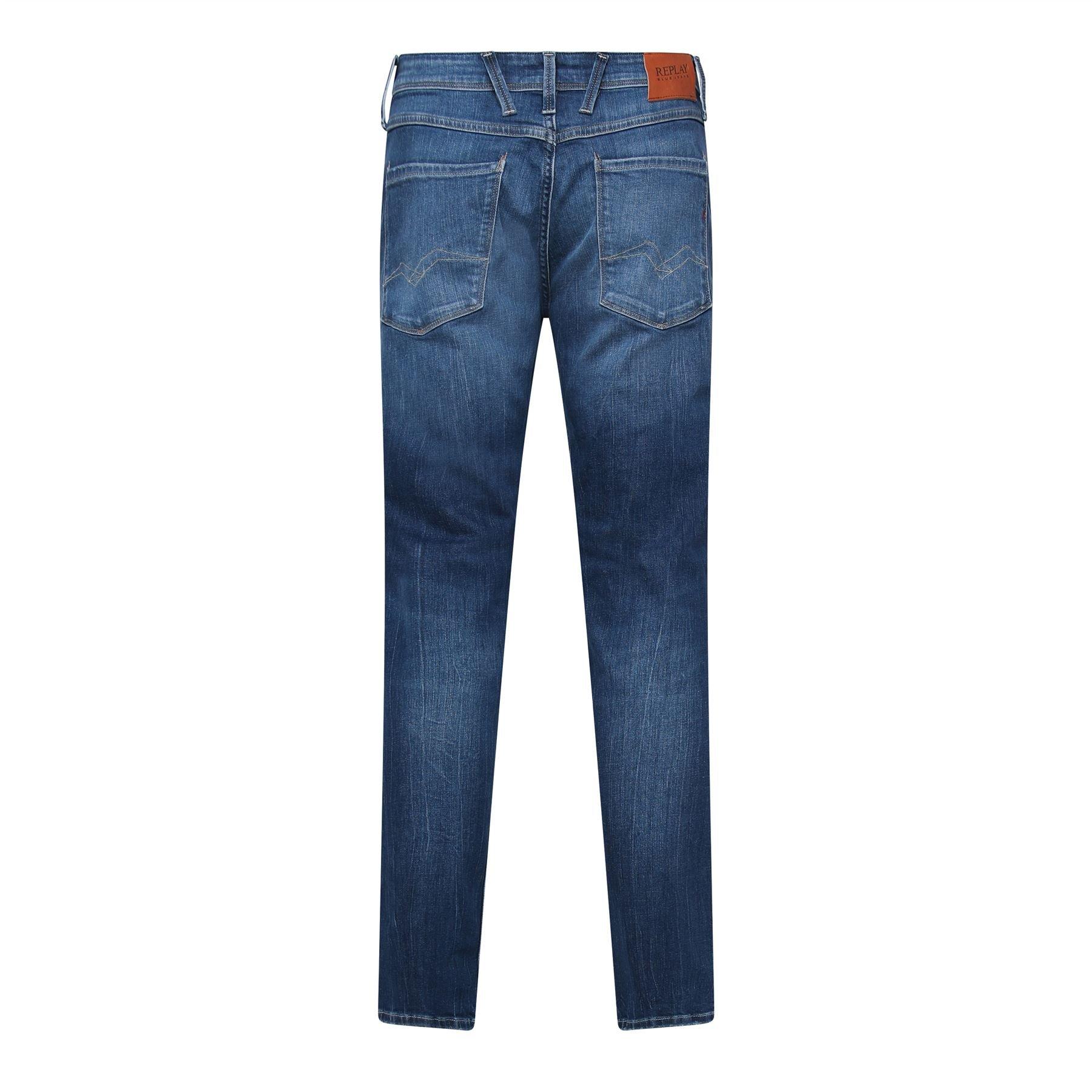 Blue - Replay - Anbass Slim-Fit Jeans - 2