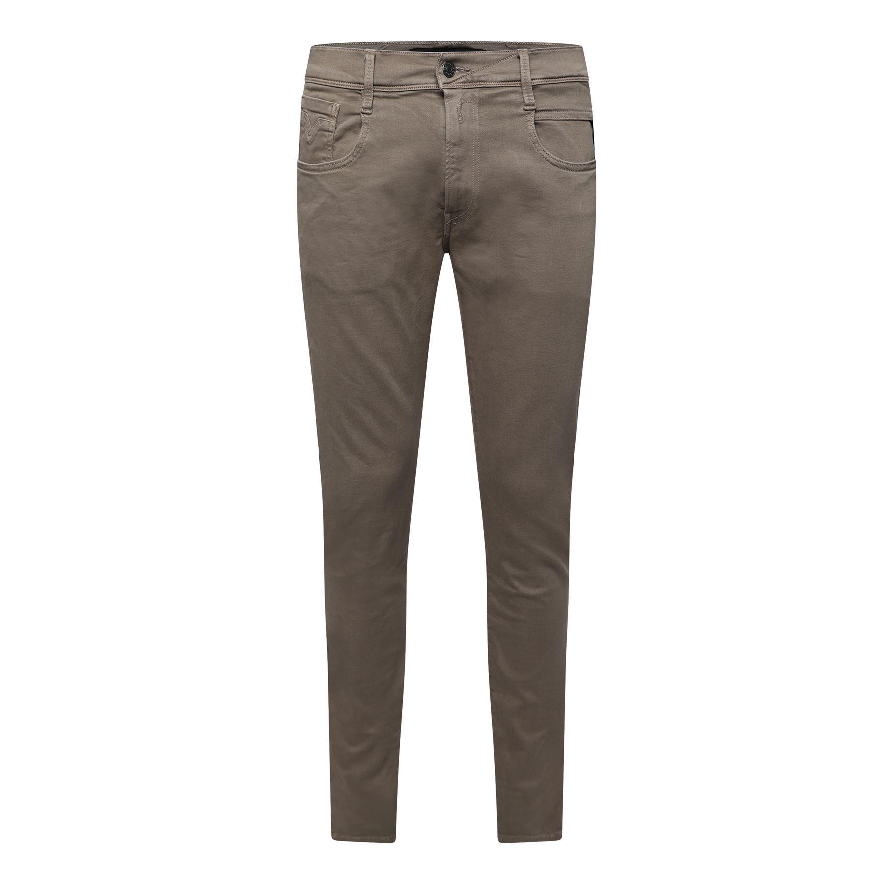 Beige - Replay - Anbass Slim-Fit Jeans - 1