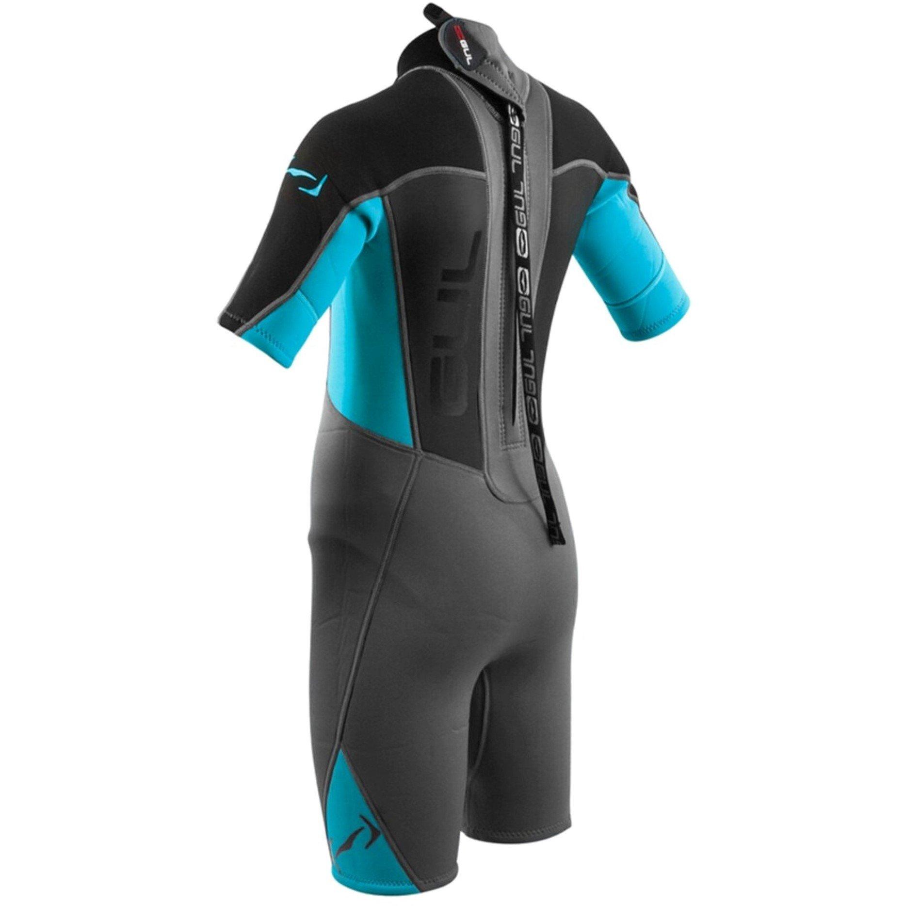 Grey/Blueaster - Gul - 3/2 SDL FL T2 JNR SHORTI - 2