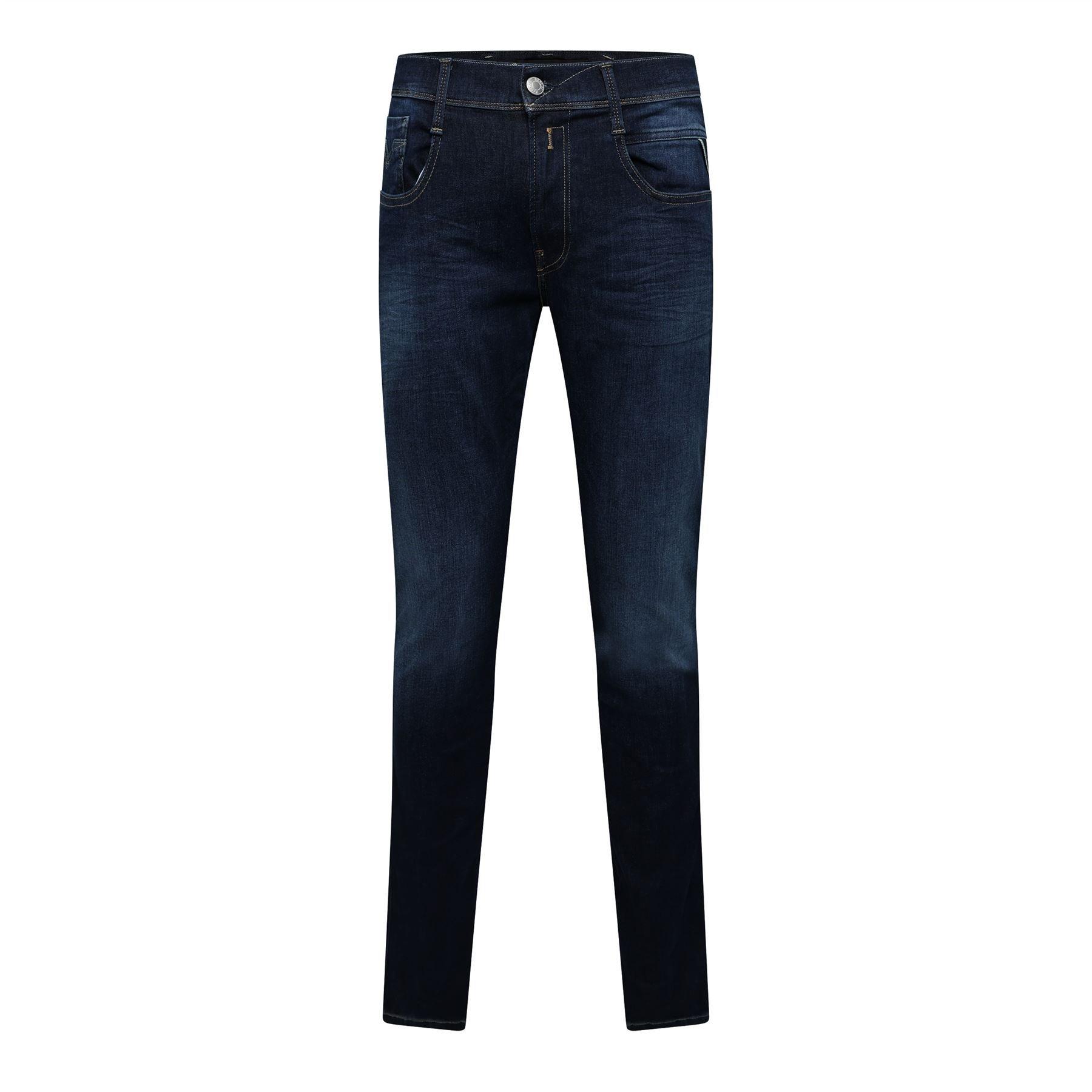 Replay Anbass Slim-Fit Jeans - Blue - Size 28S