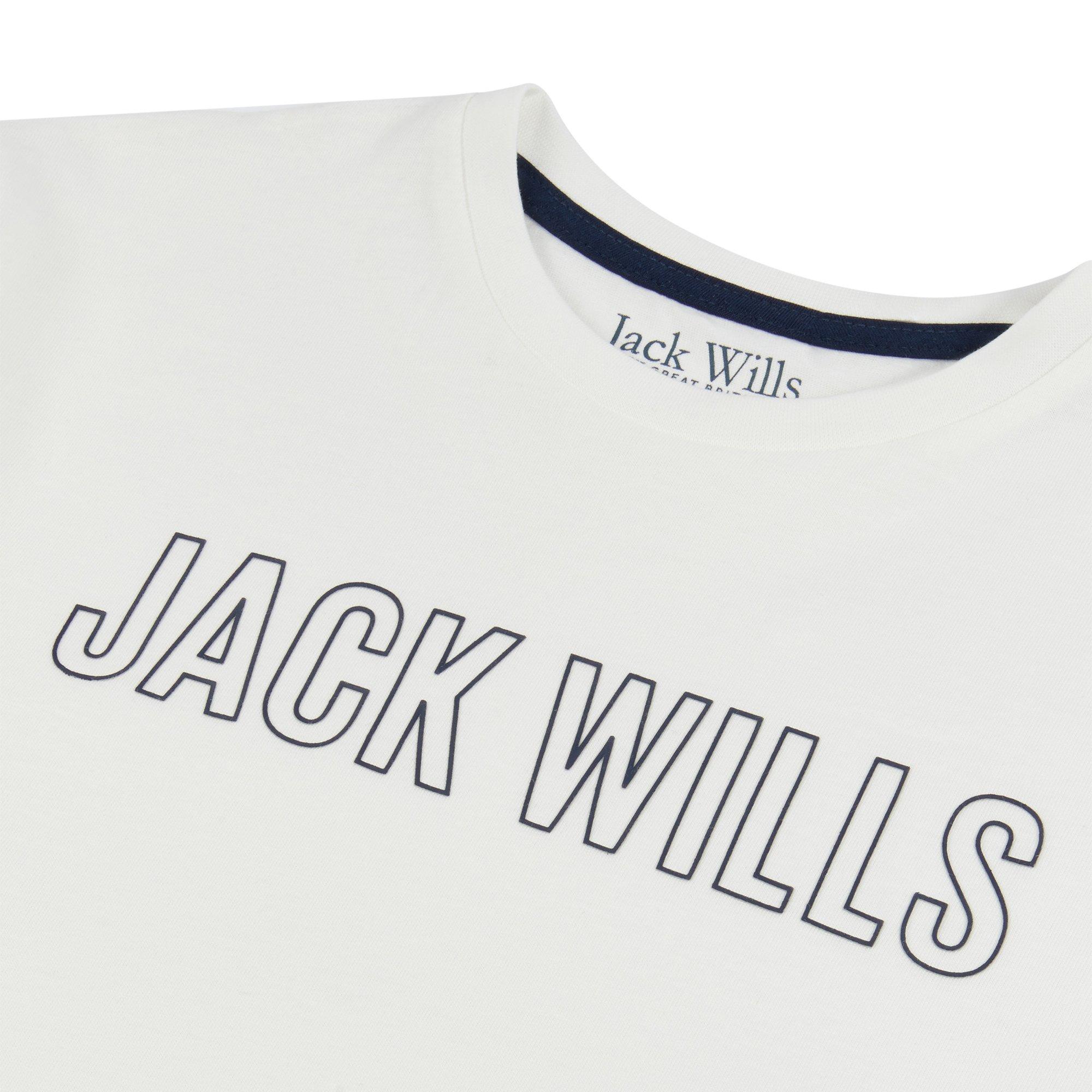 Marshmallow - Jack Wills - Kids' JW Collegiate Oversized T-Shirt - 3