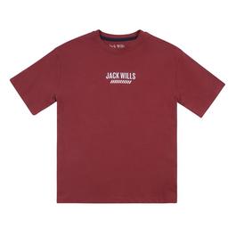 Jack Wills JW Ski SS Oversize T Jn99