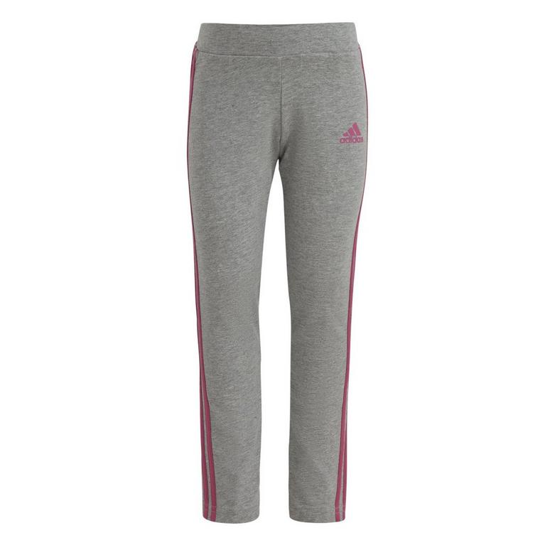 Mgrey Hthr - adidas - Warm-up Tricot Regular Tapered 3-Stripes Track Pants  Baby Girls - 1