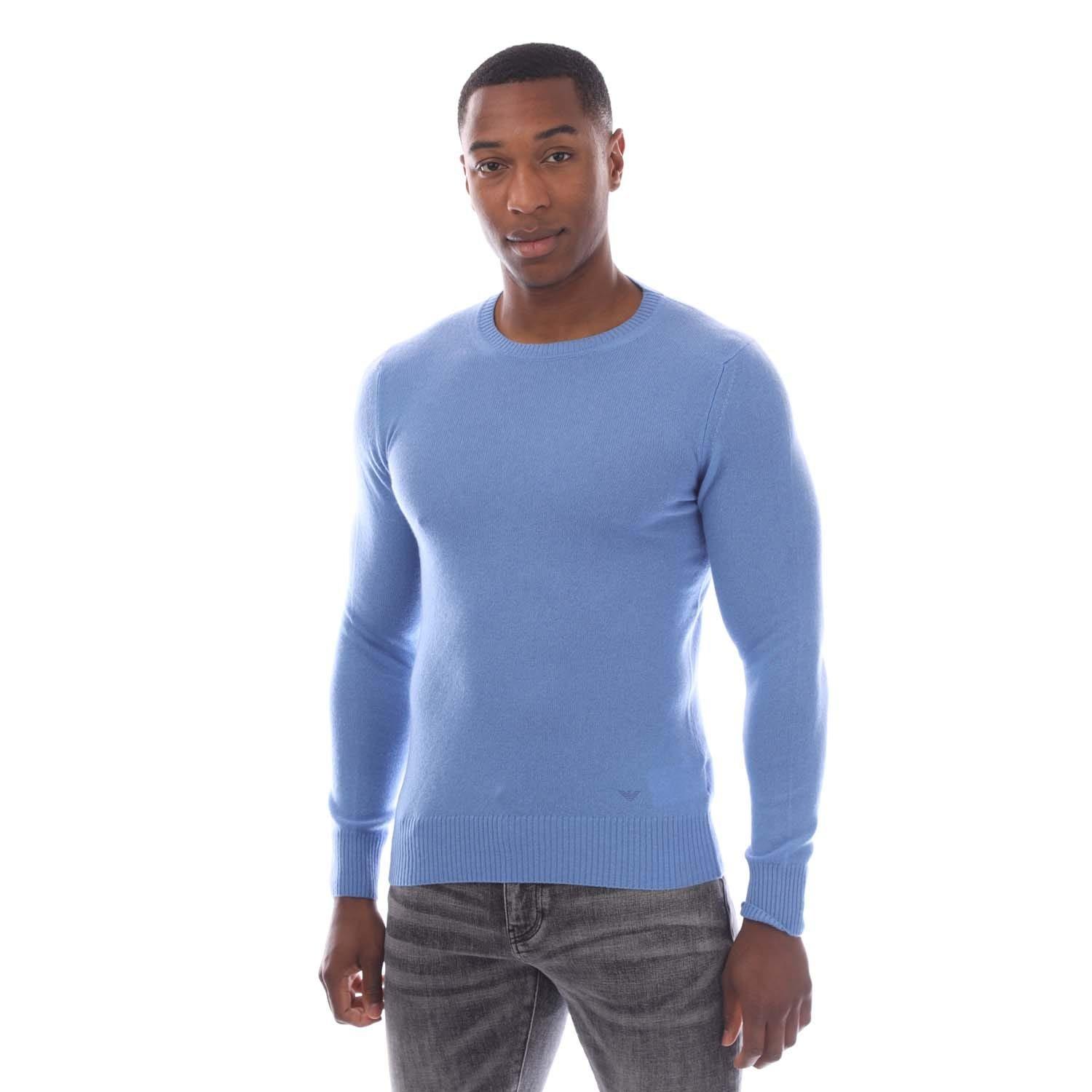 Blue - Emporio Armani - Pure Cashmere Jumper - 1