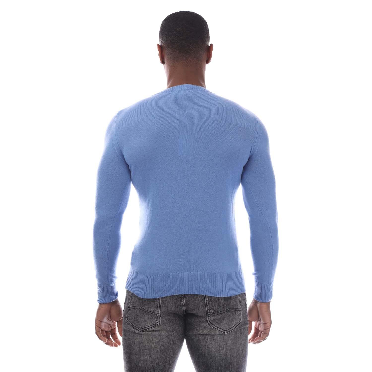 Blue - Emporio Armani - Pure Cashmere Jumper - 2