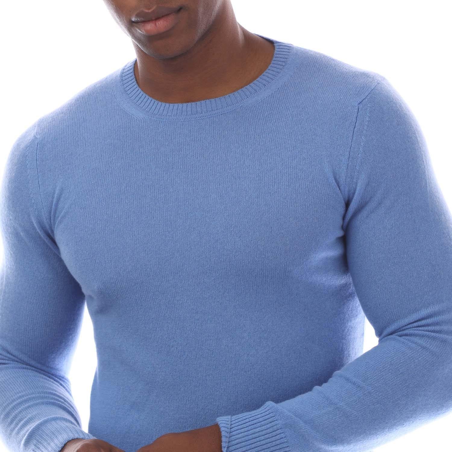 Blue - Emporio Armani - Pure Cashmere Jumper - 3