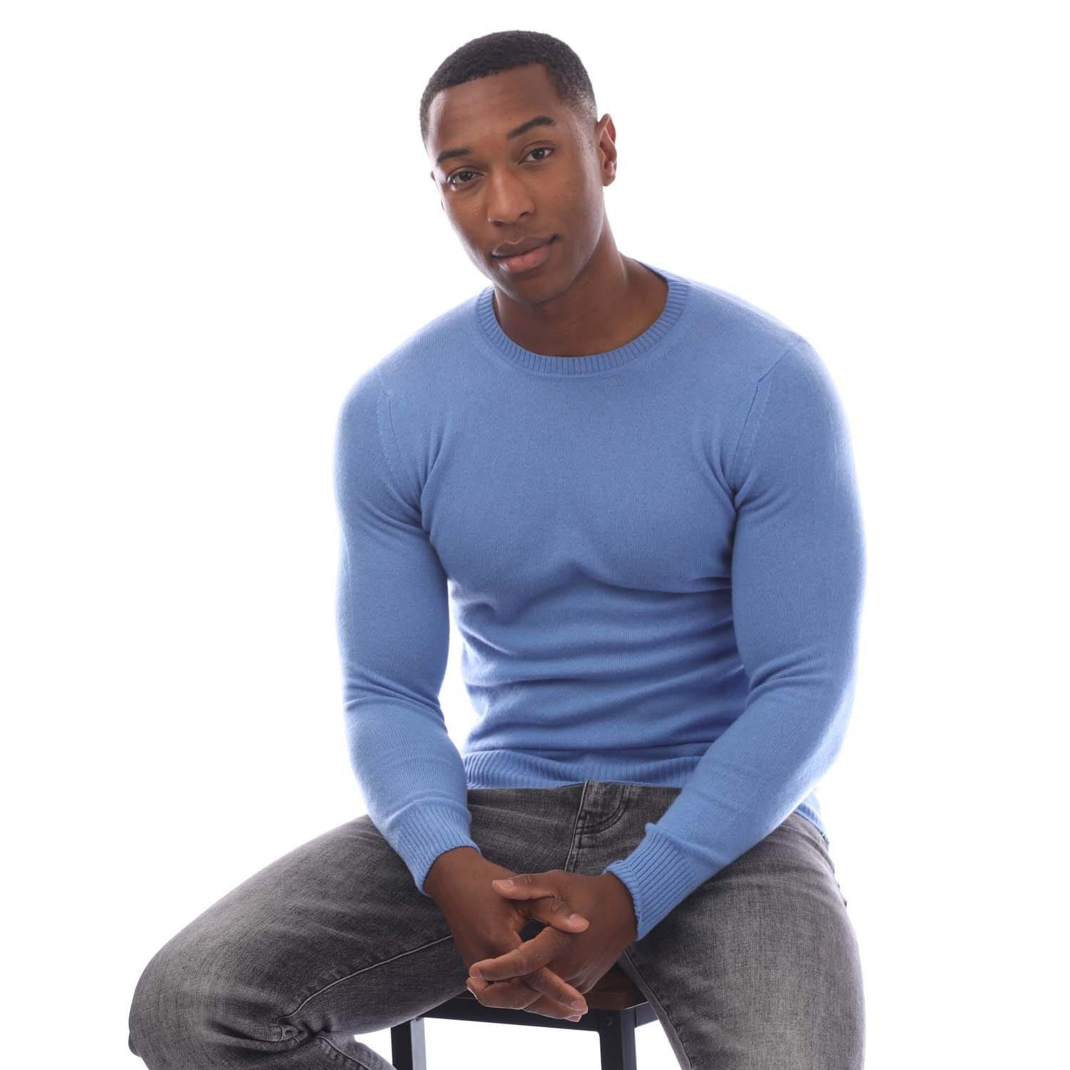 Blue - Emporio Armani - Pure Cashmere Jumper - 4