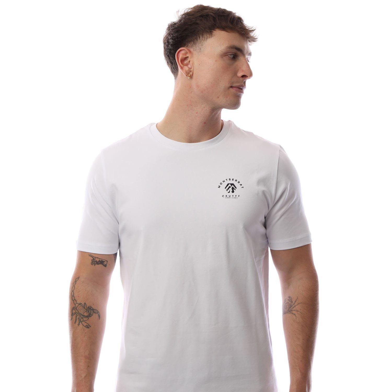 White - Cruyff - Domain T-Shirt - 2
