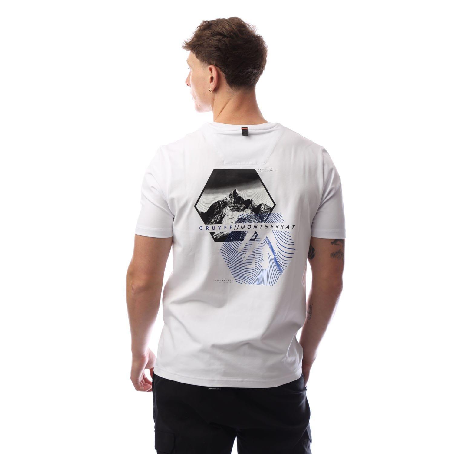 White - Cruyff - Domain T-Shirt - 3