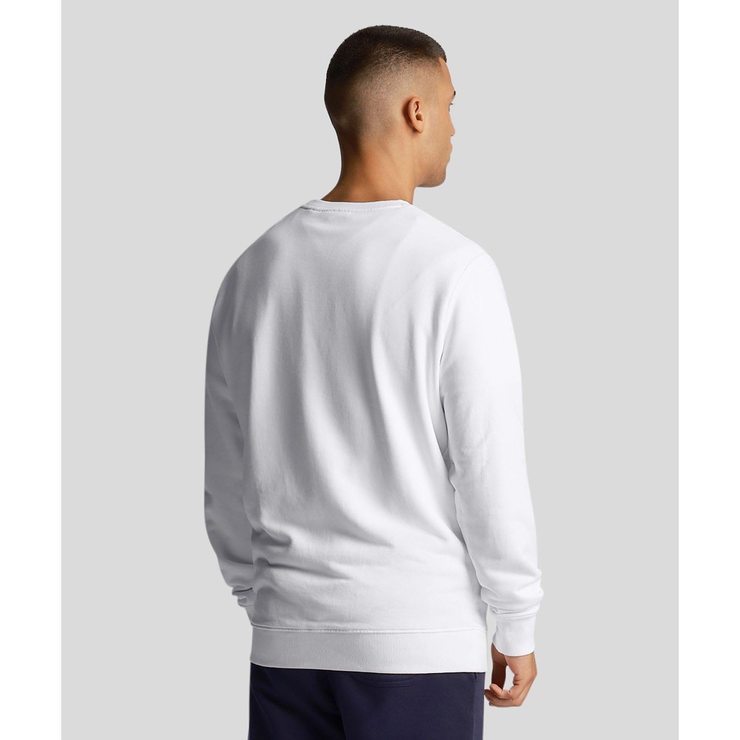 White - Lyle and Scott - Co-Ordinate Print Crewneck Sweatshirt - 3