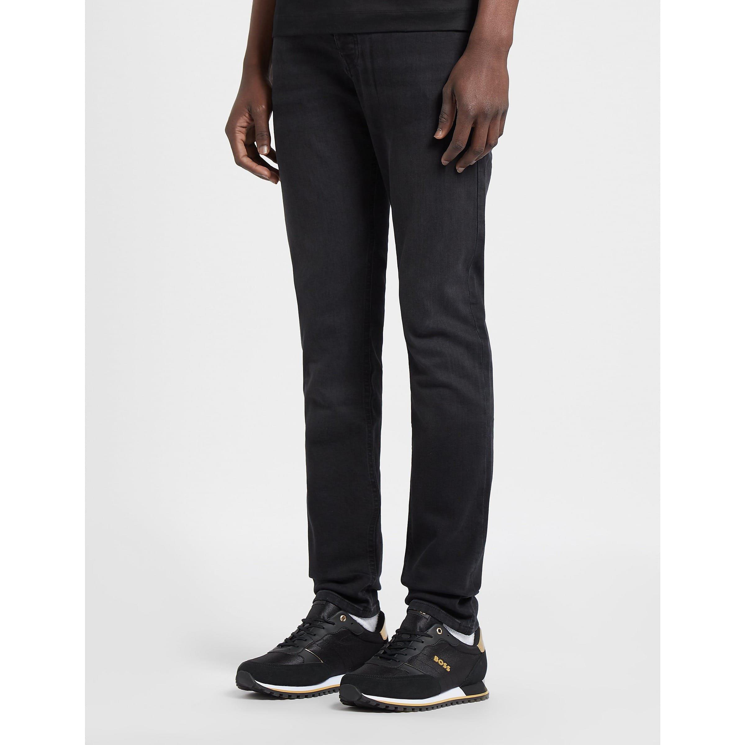 Black - Hugo - Men's Taber Tapered Slim Fit Jeans - 2