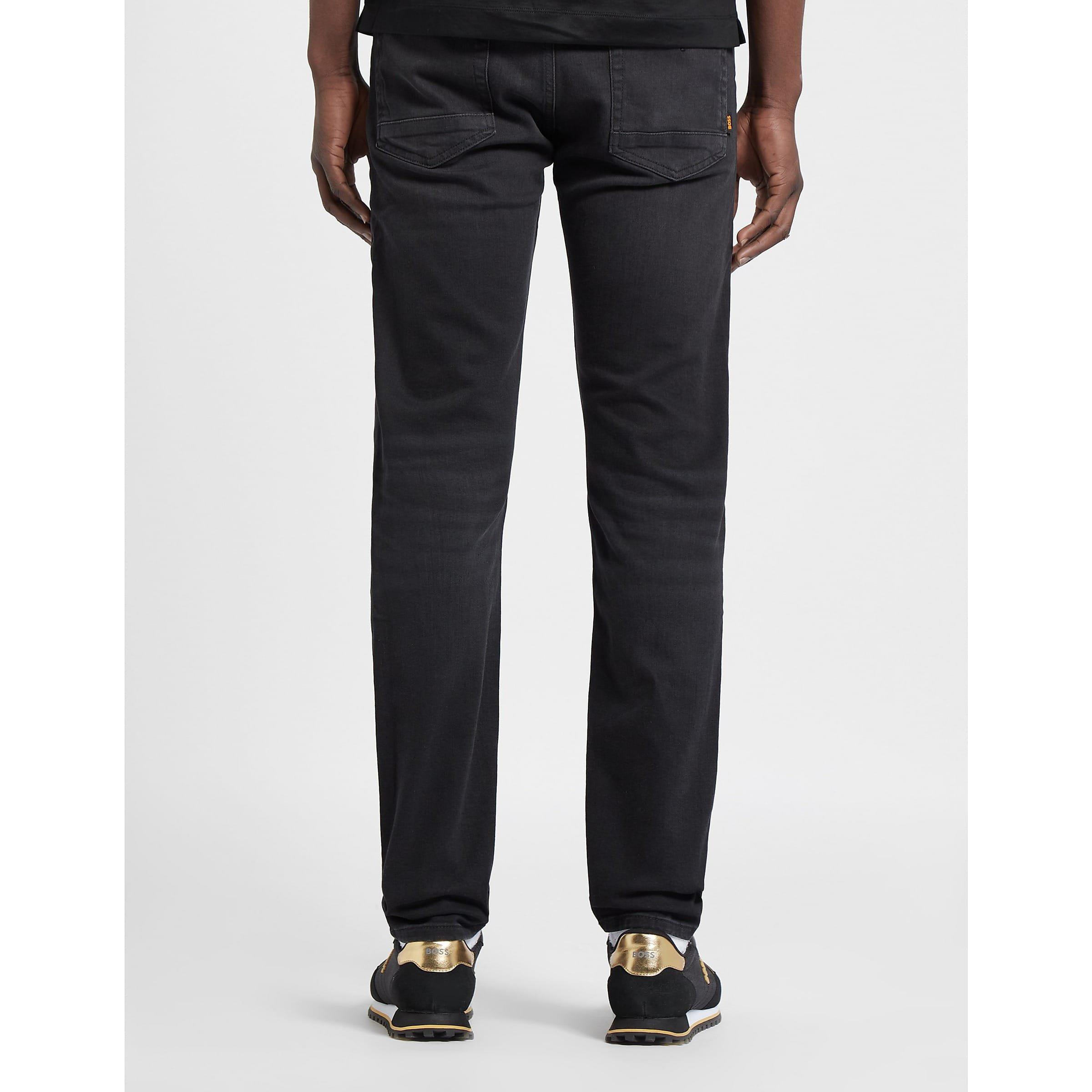 Black - Hugo - Men's Taber Tapered Slim Fit Jeans - 4