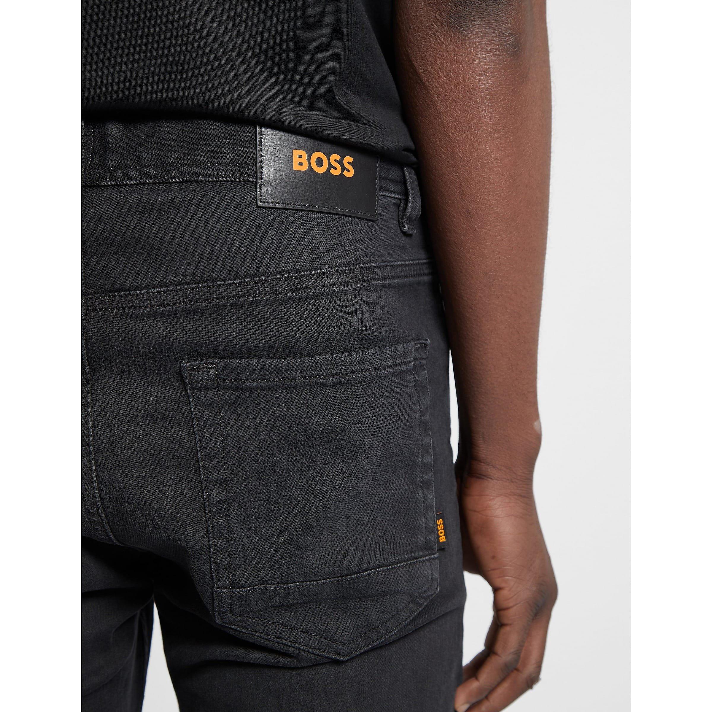 Black - Hugo - Men's Taber Tapered Slim Fit Jeans - 6