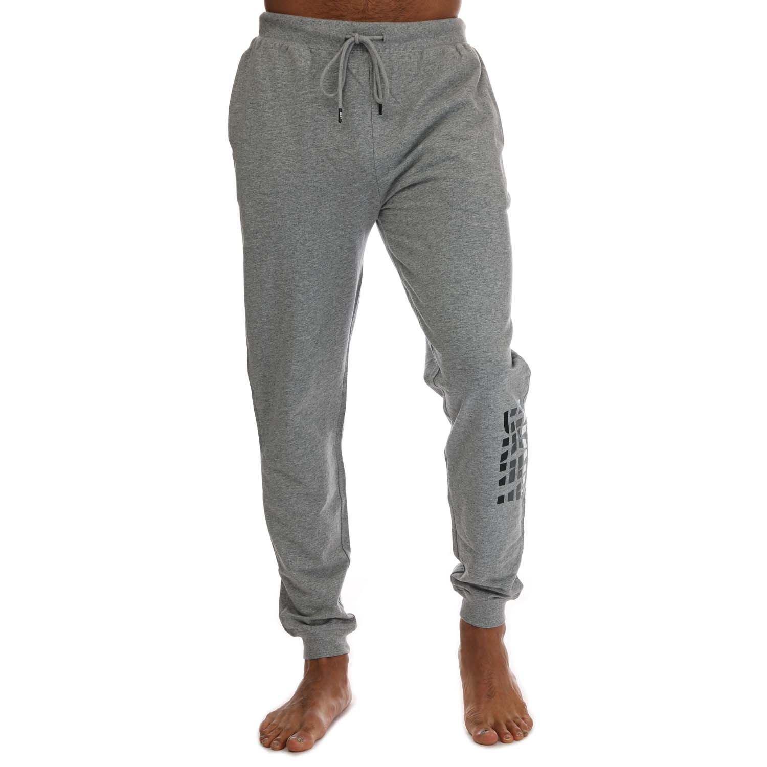 Grey Marl - DKNY - Men's Fisher Cats Lounge Pyjama Set - 1