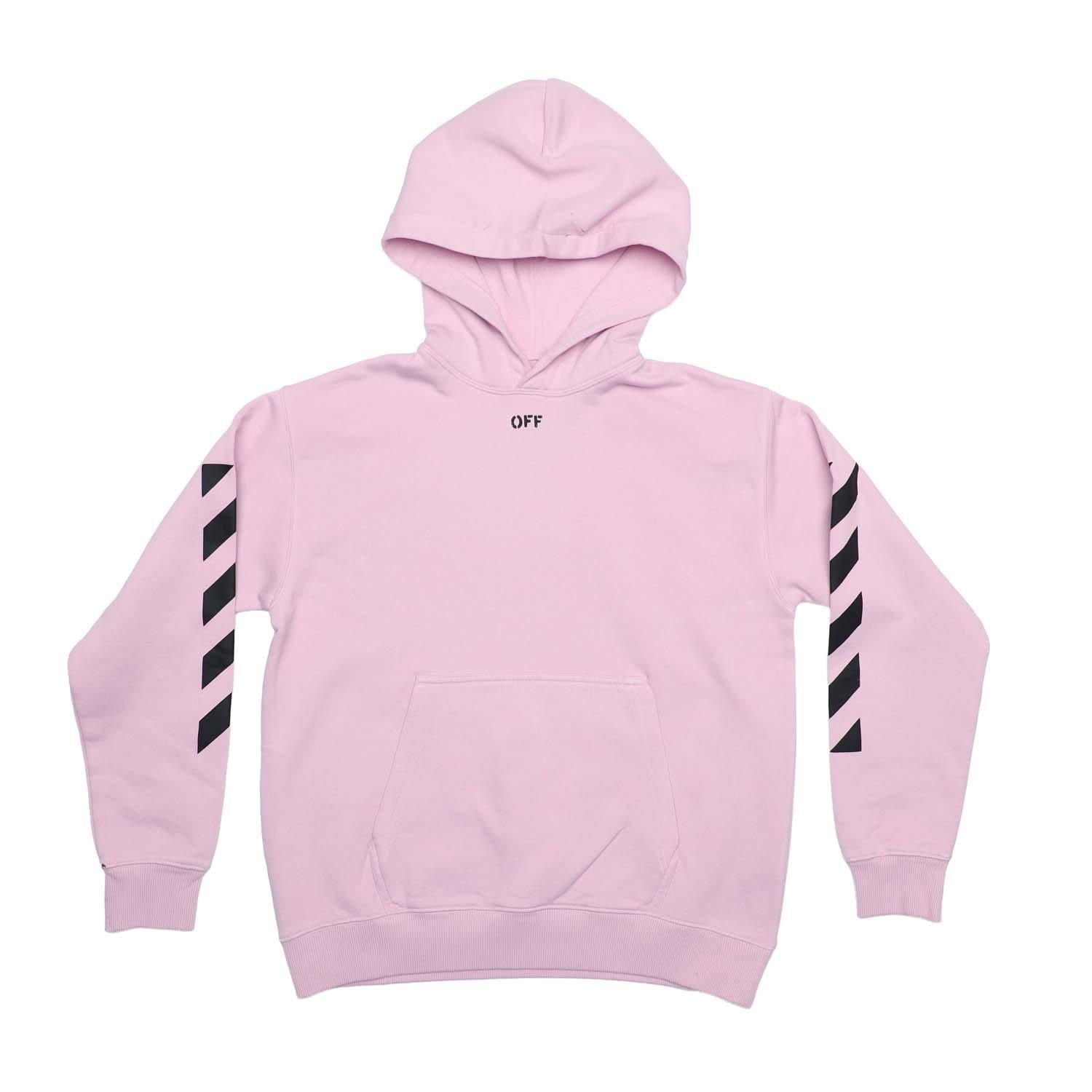 Pink Black - Off White - Off Stamp Hoodie - 1