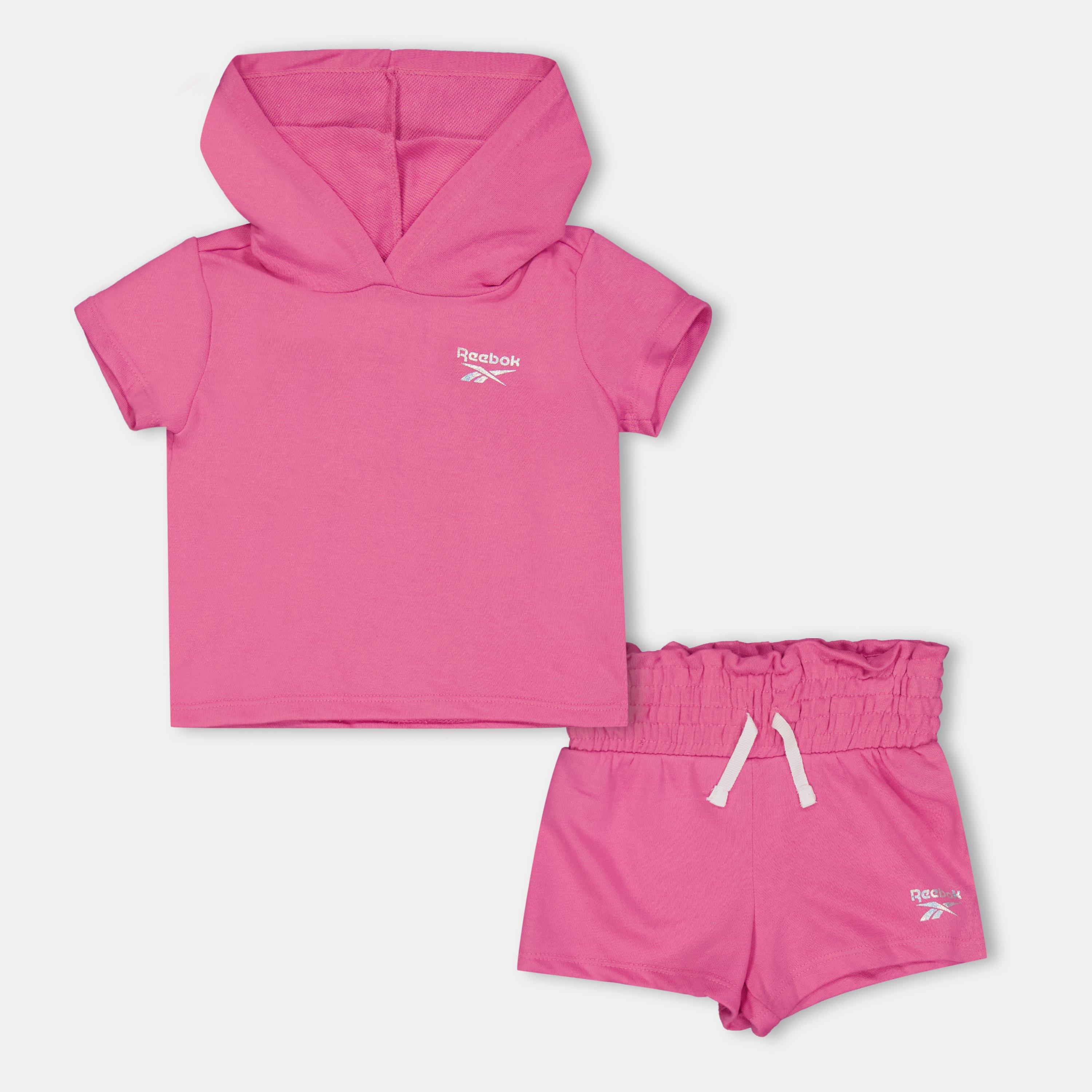 Aurora Pink - Reebok - Top and Short Set T-Shirt - 1