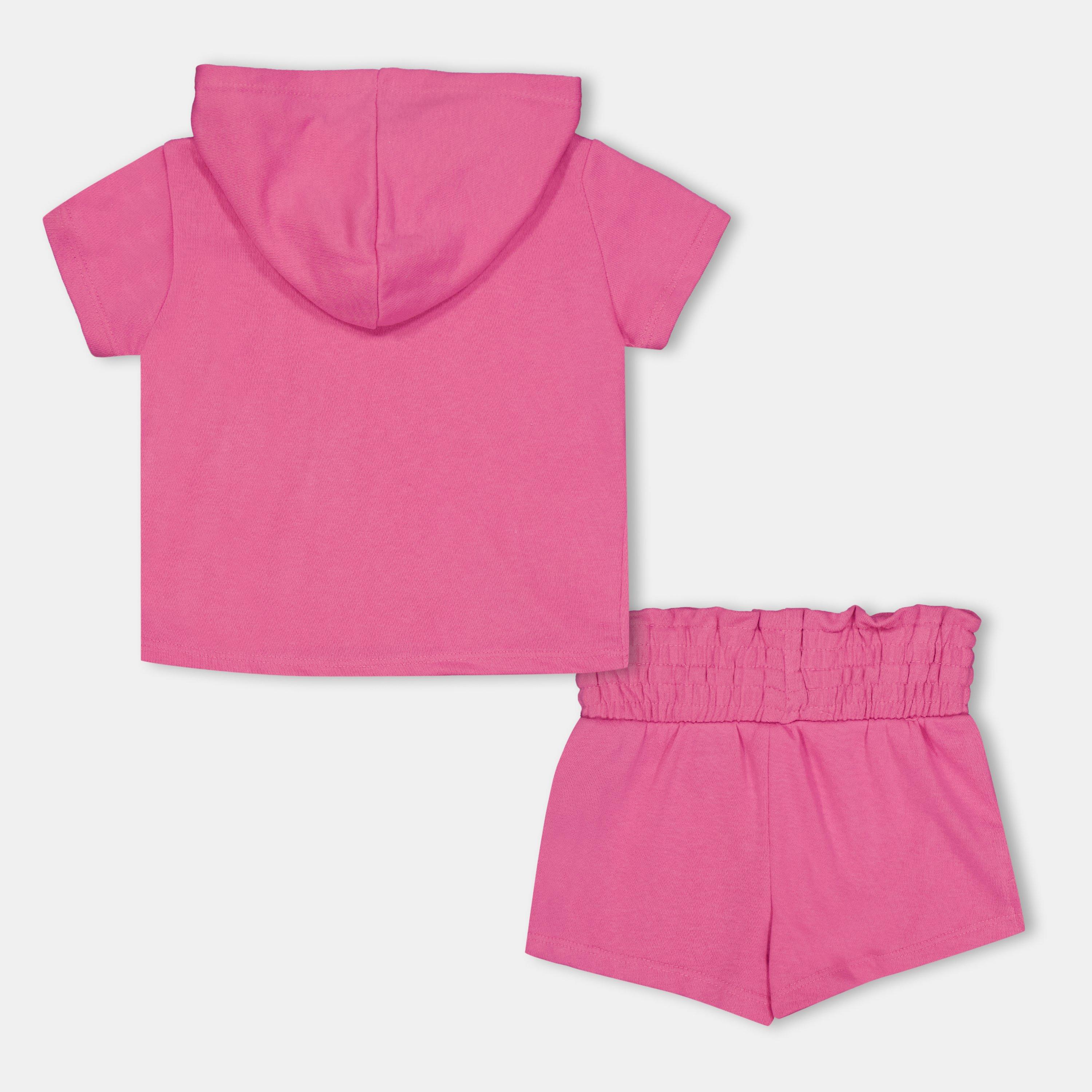 Aurora Pink - Reebok - Top and Short Set T-Shirt - 2