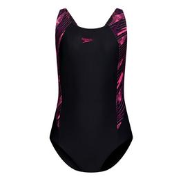 Speedo Hyperboom Splice Muscleback Swimsuit Junior Girls