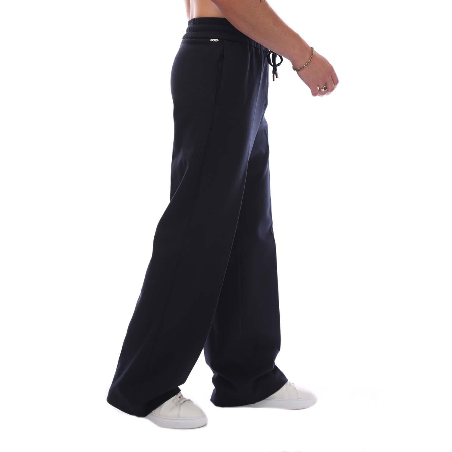 Dark Blue - Boss - Telora Tracksuit Bottoms - 2