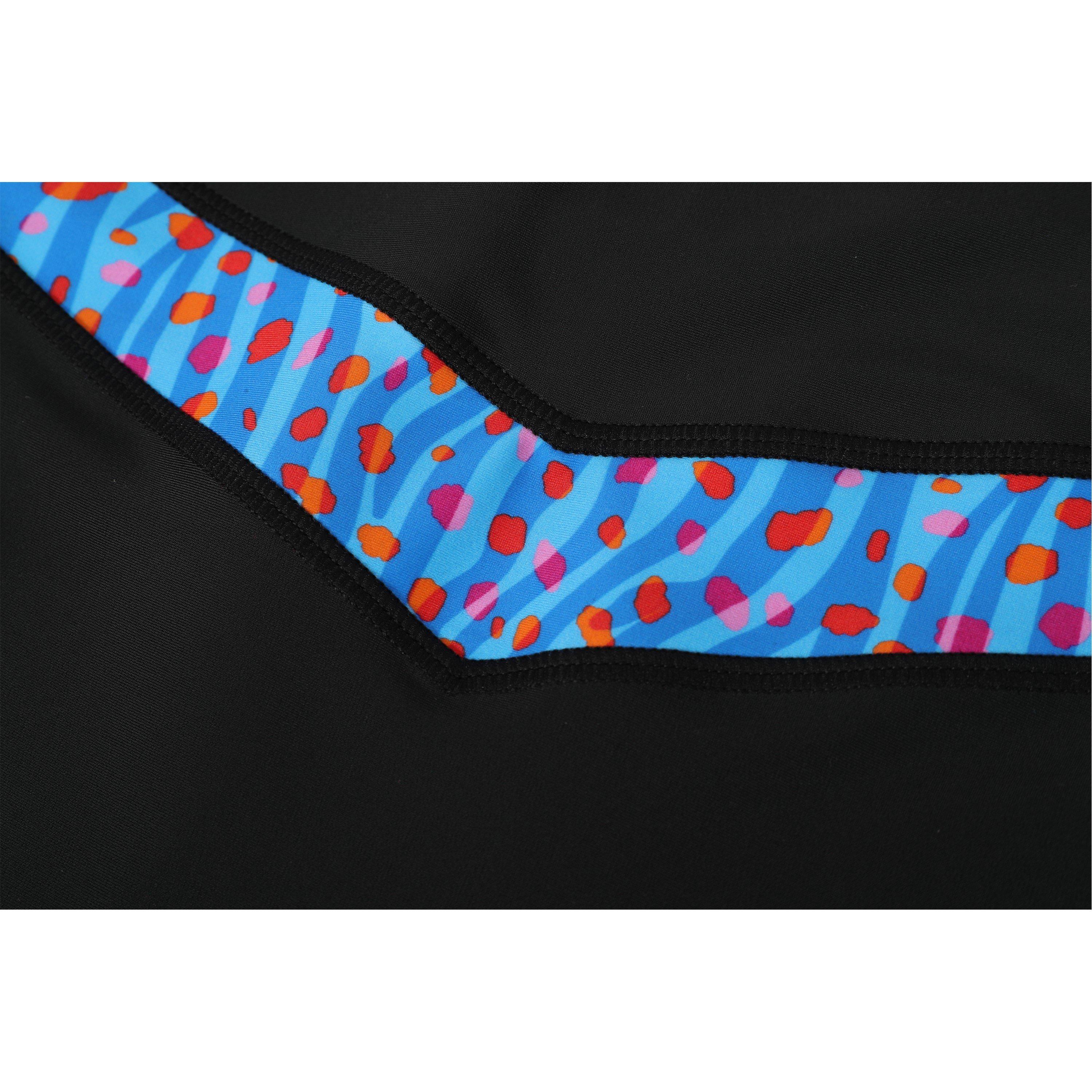 Black/Cyan Blue - Slazenger - Boy Leg Suit Junior Girls - 3