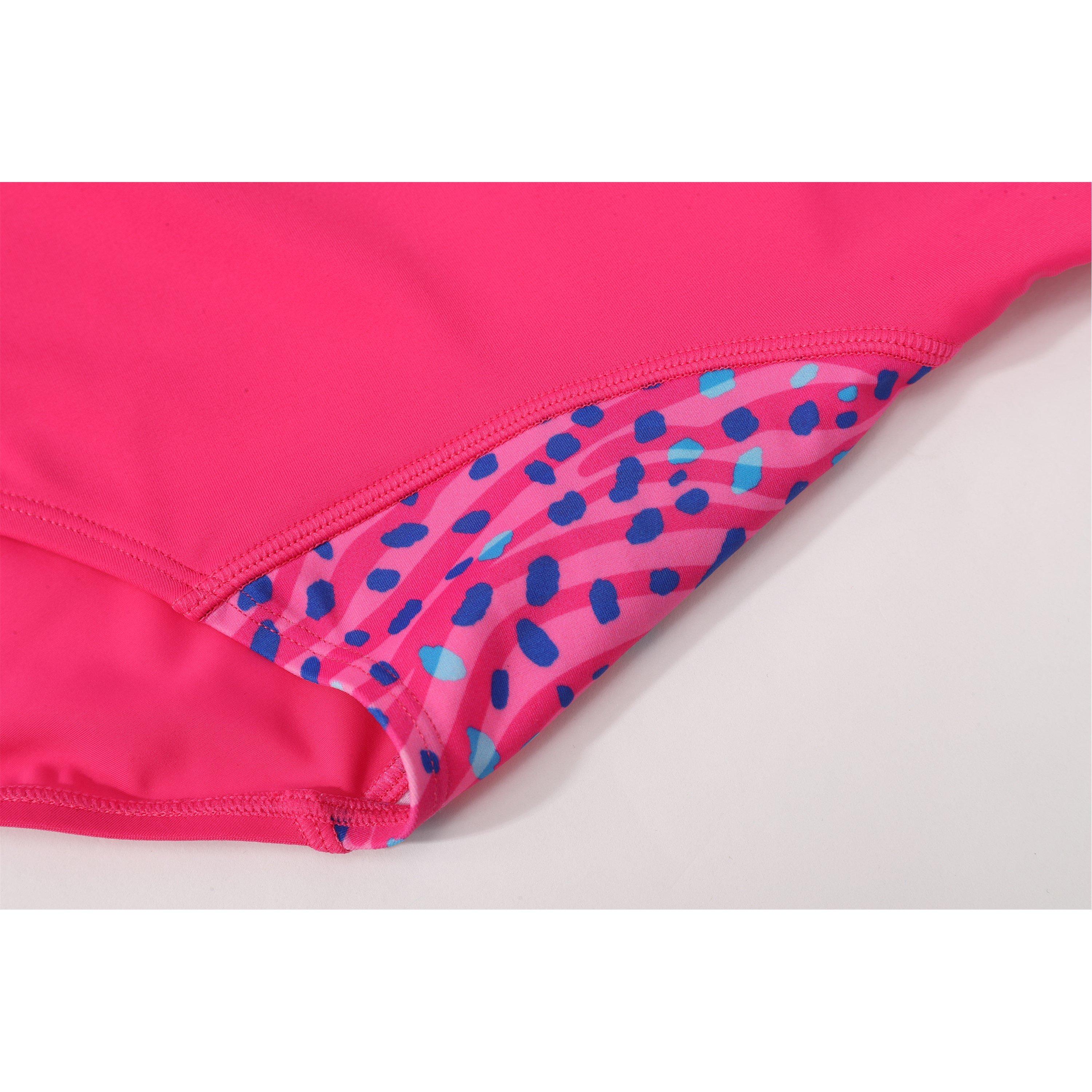 Pink - Slazenger - Splice Racerback Swimsuit Junior - 6