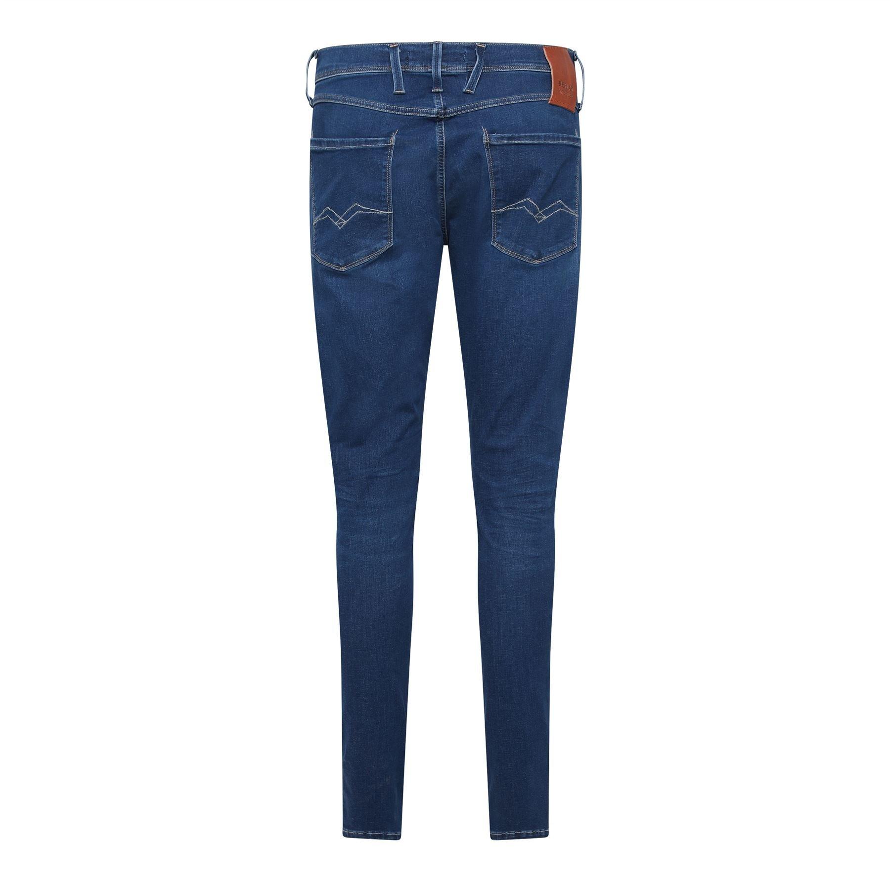 Blue - Replay - Bronny Slim-Fit Jeans - 2