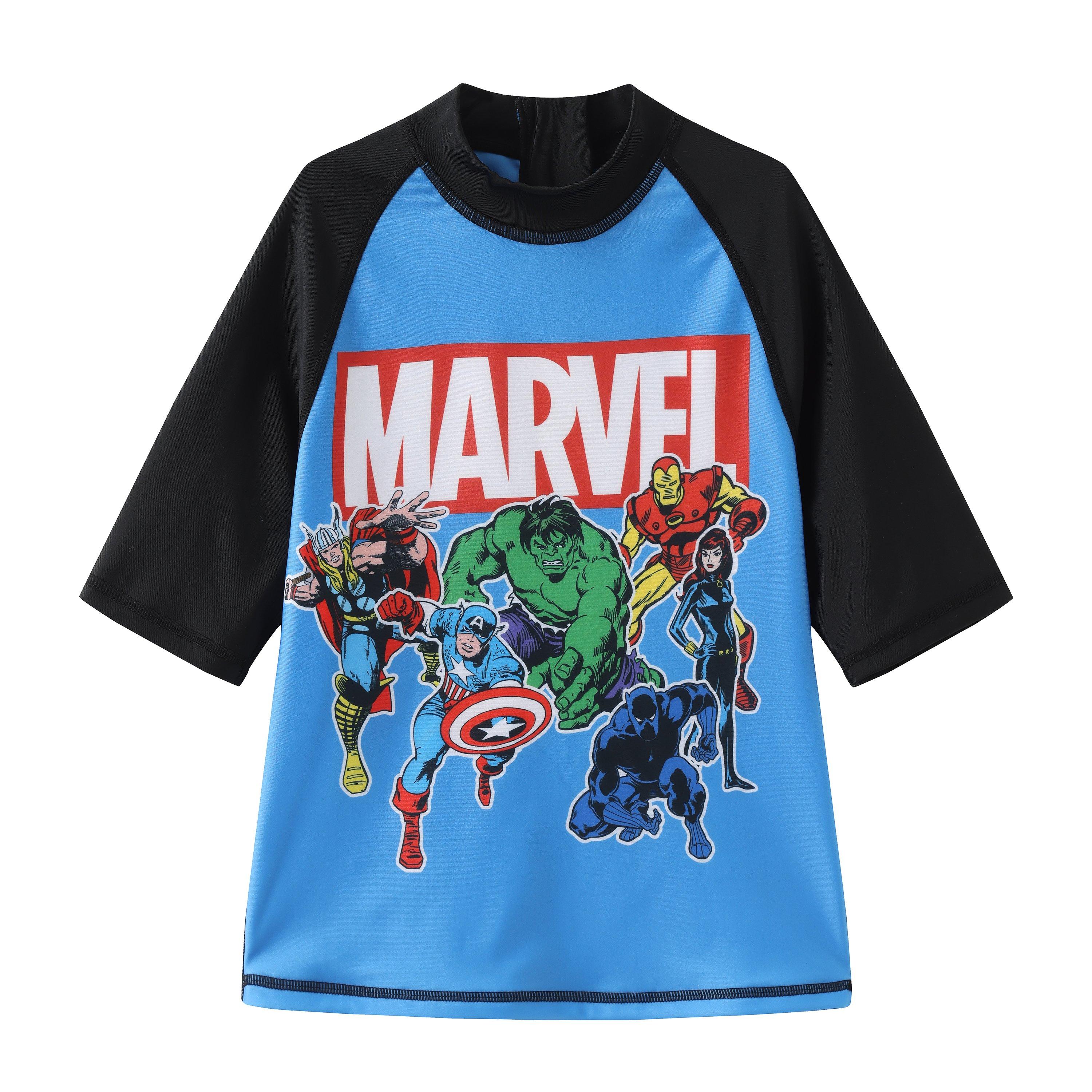 Marvel - Character - Kids' Rash Guard Two-Piece Swimsuit - 2