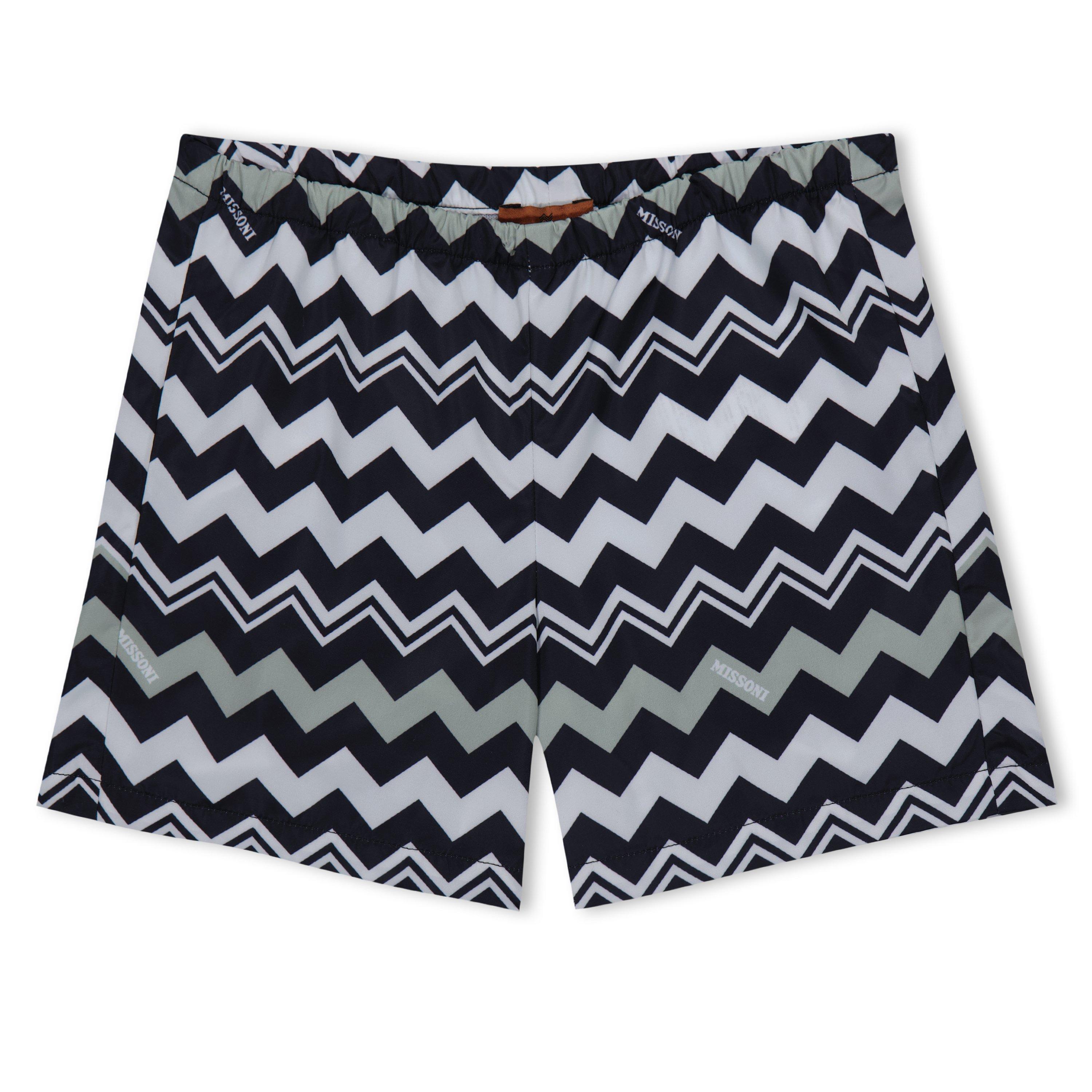 Gr/Bl/Wh 930BC - Missoni - Kids' Swim Shorts - 1