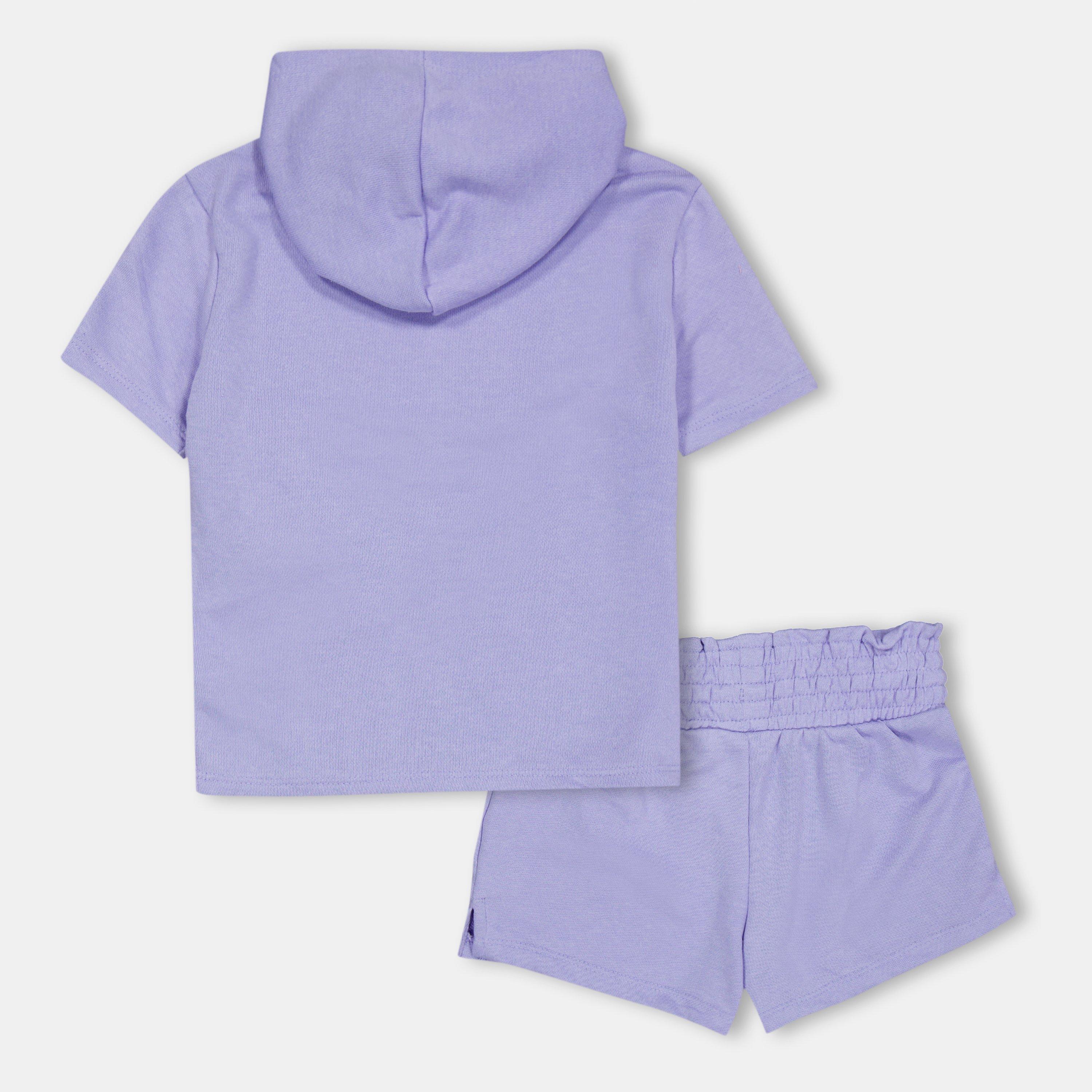 Periwinkle - Reebok - Top and Shorts Set T-Shirt - 2