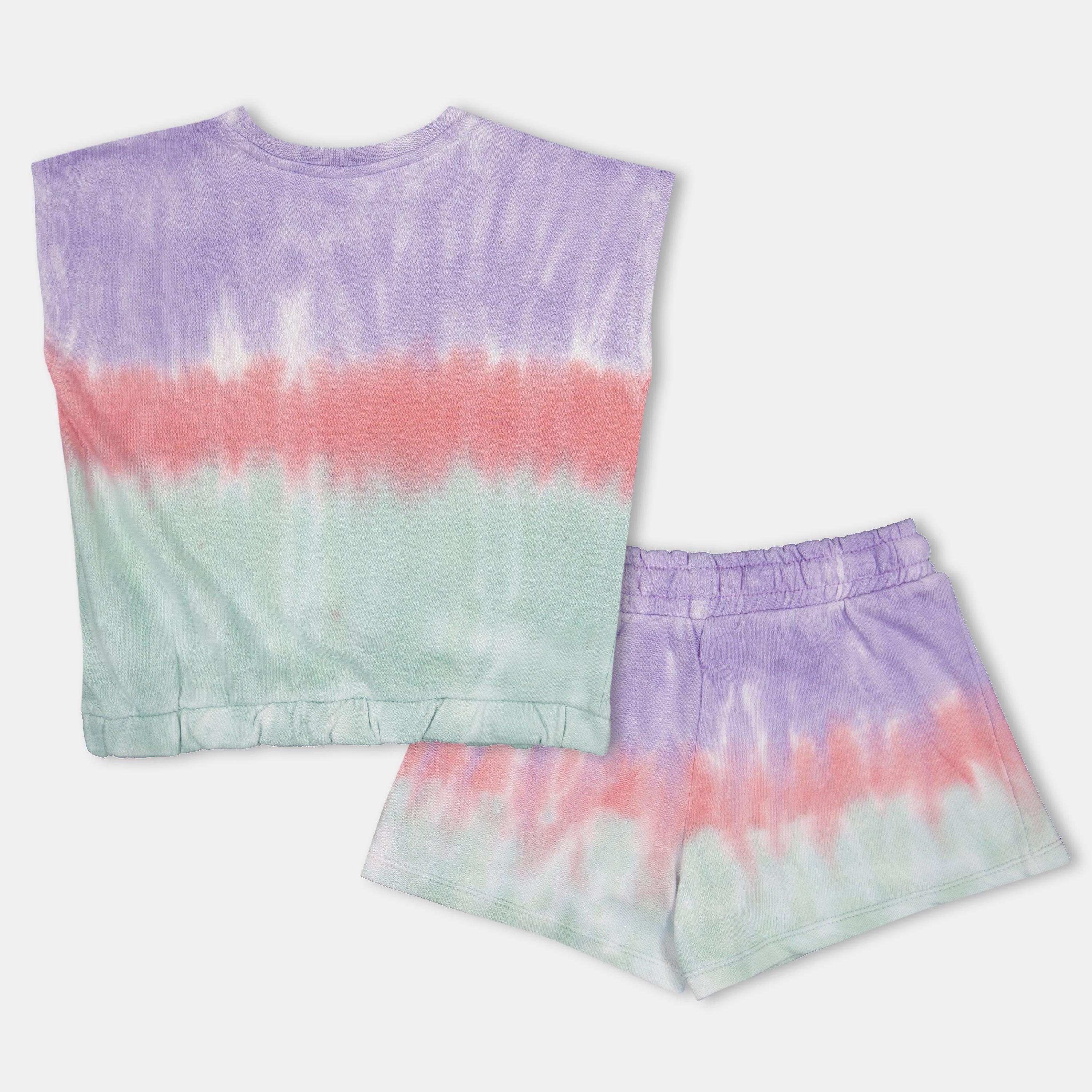 Tie Dye - Reebok - Tie Dye Top and Shorts Set - 2