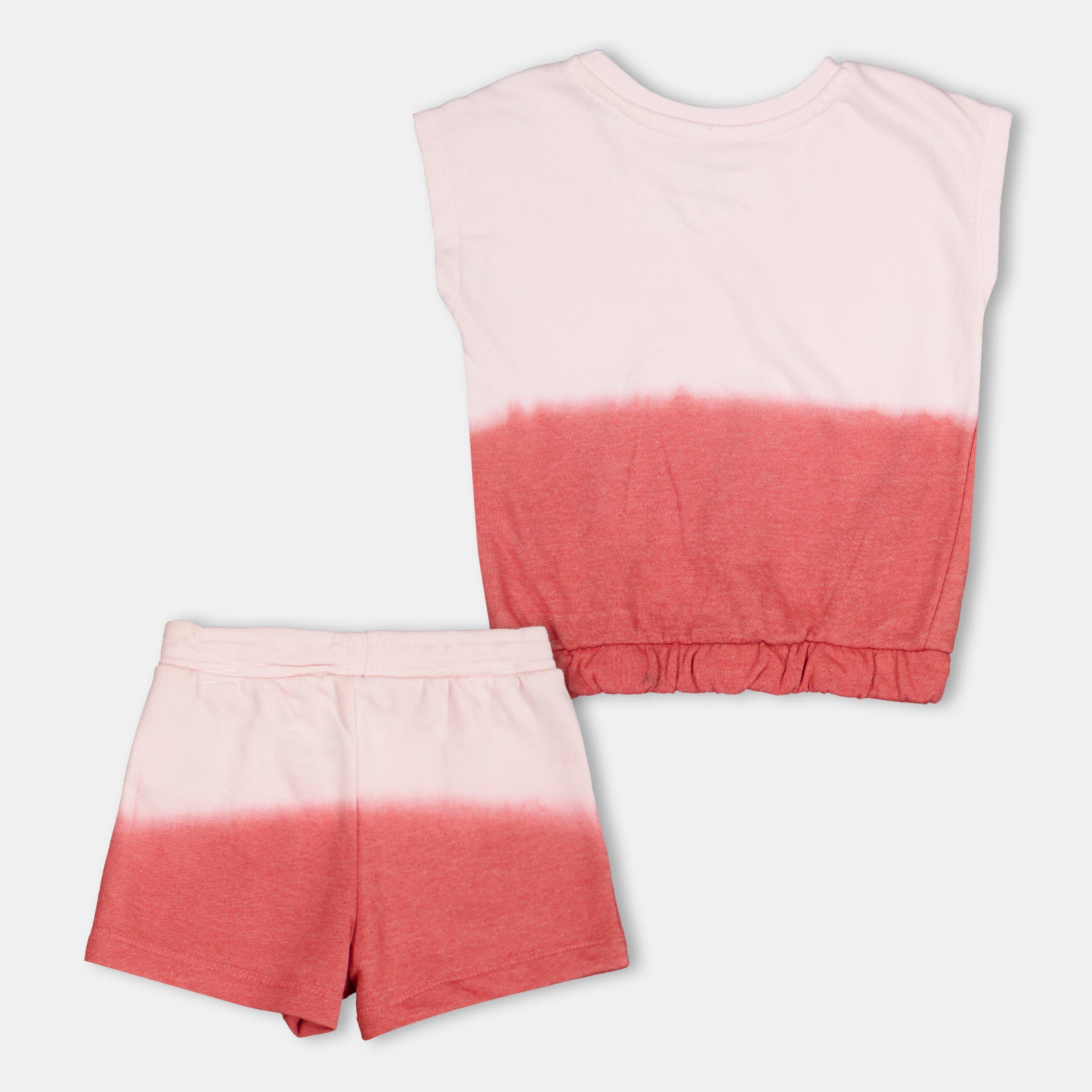 Sunkist Coral - Reebok - Ombre Top and Shorts Set - 2
