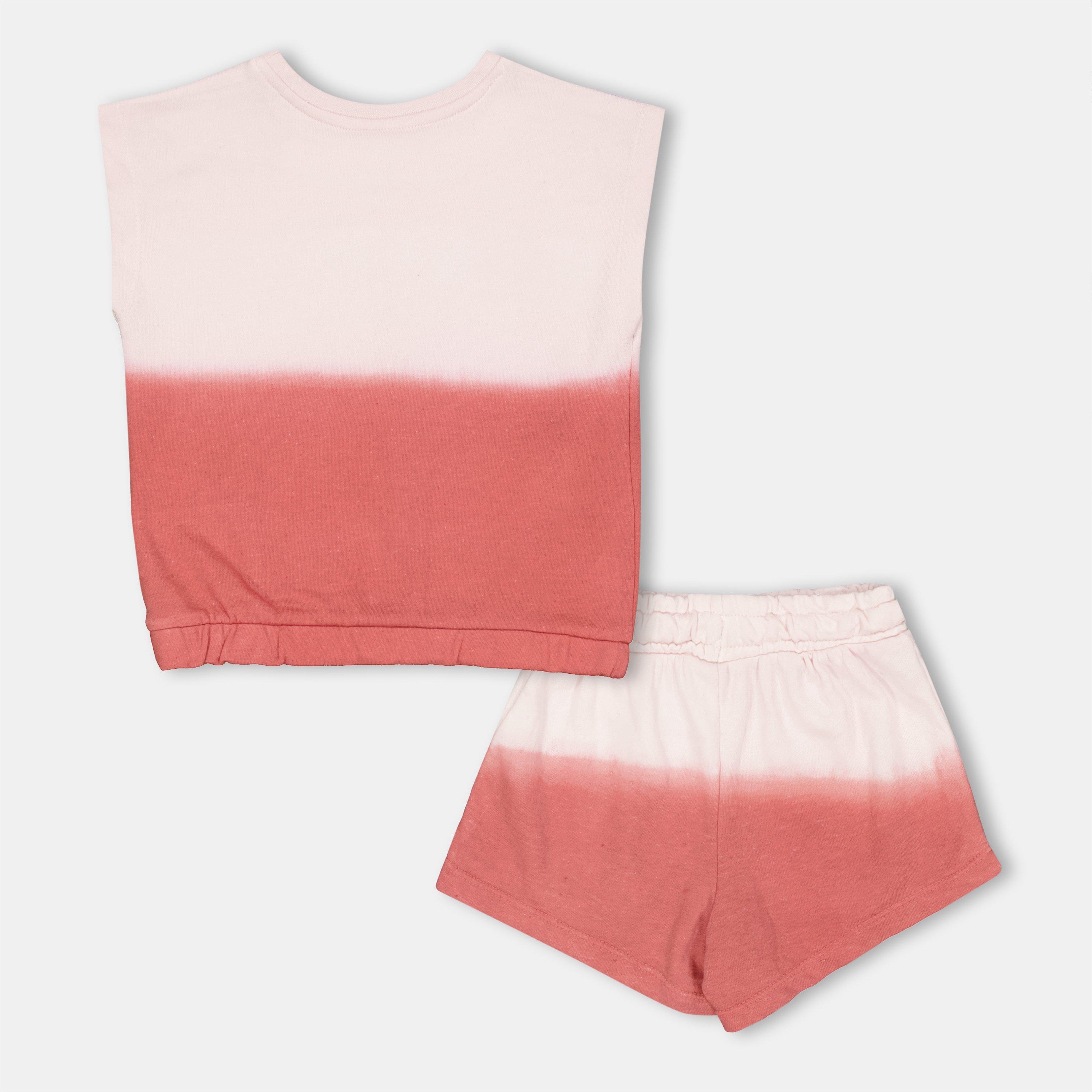 Sunkist Coral - Reebok - Ombre Top and Shorts Set - 2