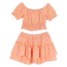 Be You BeYou Ruffle Top and Skirt Set Childrens