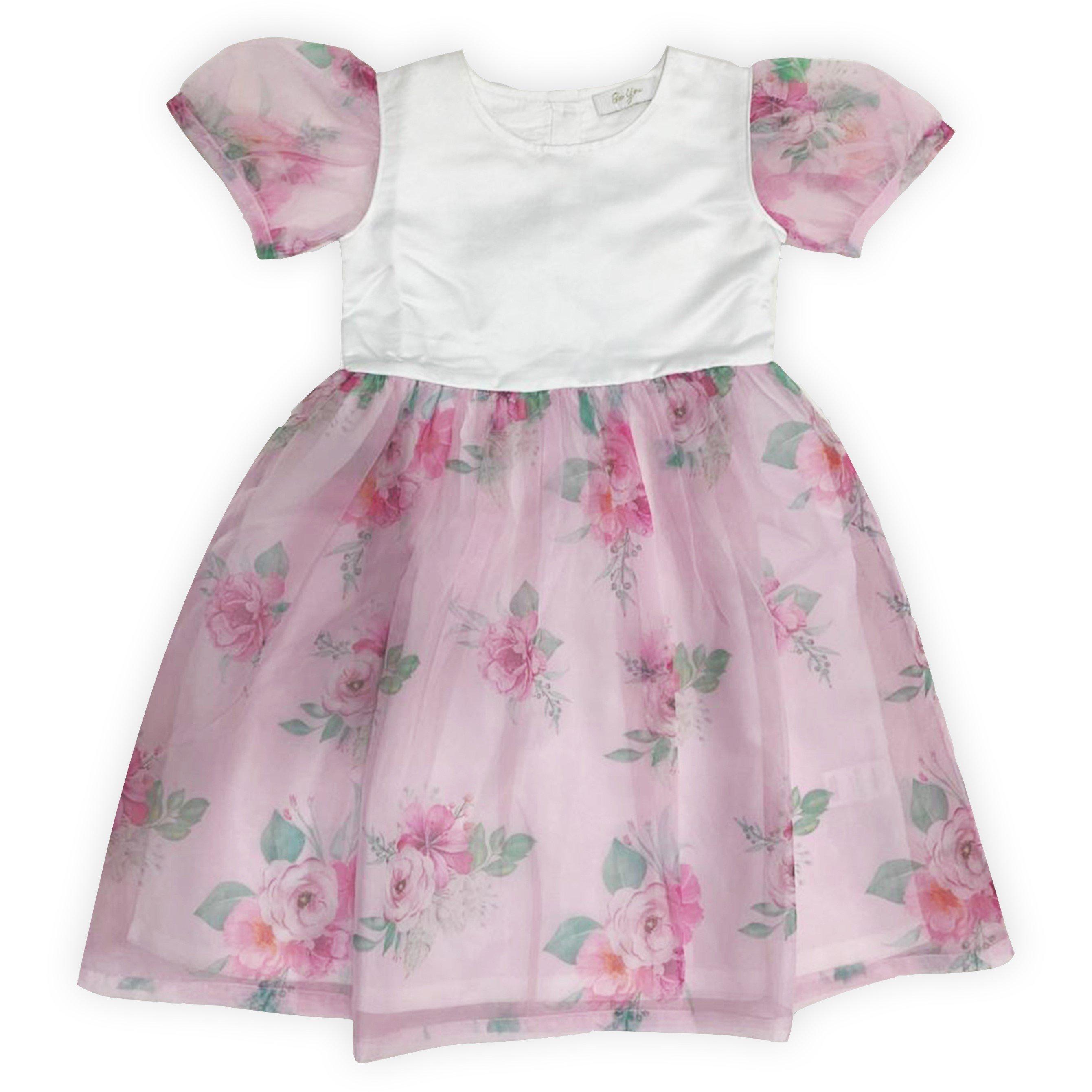 MULTI - Be You - Kids' Floral Occasion Mini Dress