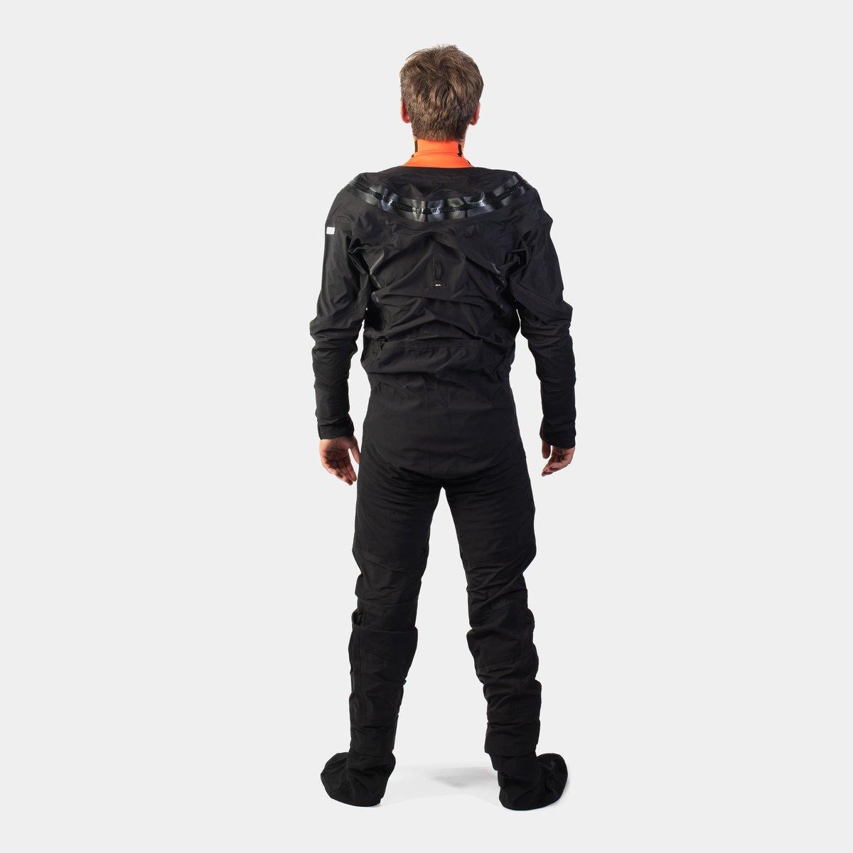 Black - Gul - CODE ZERO U-ZIP EZ DRYSUIT - 2