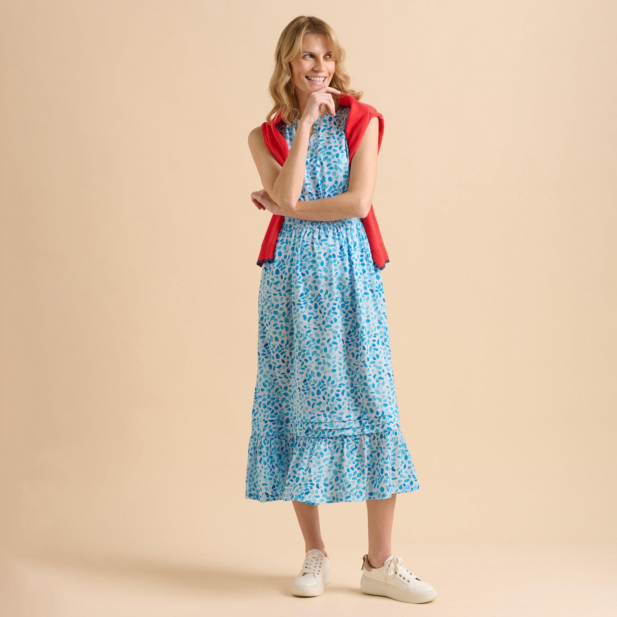 Blue - Brakeburn - Sea Glitter Maxi Dress - 6