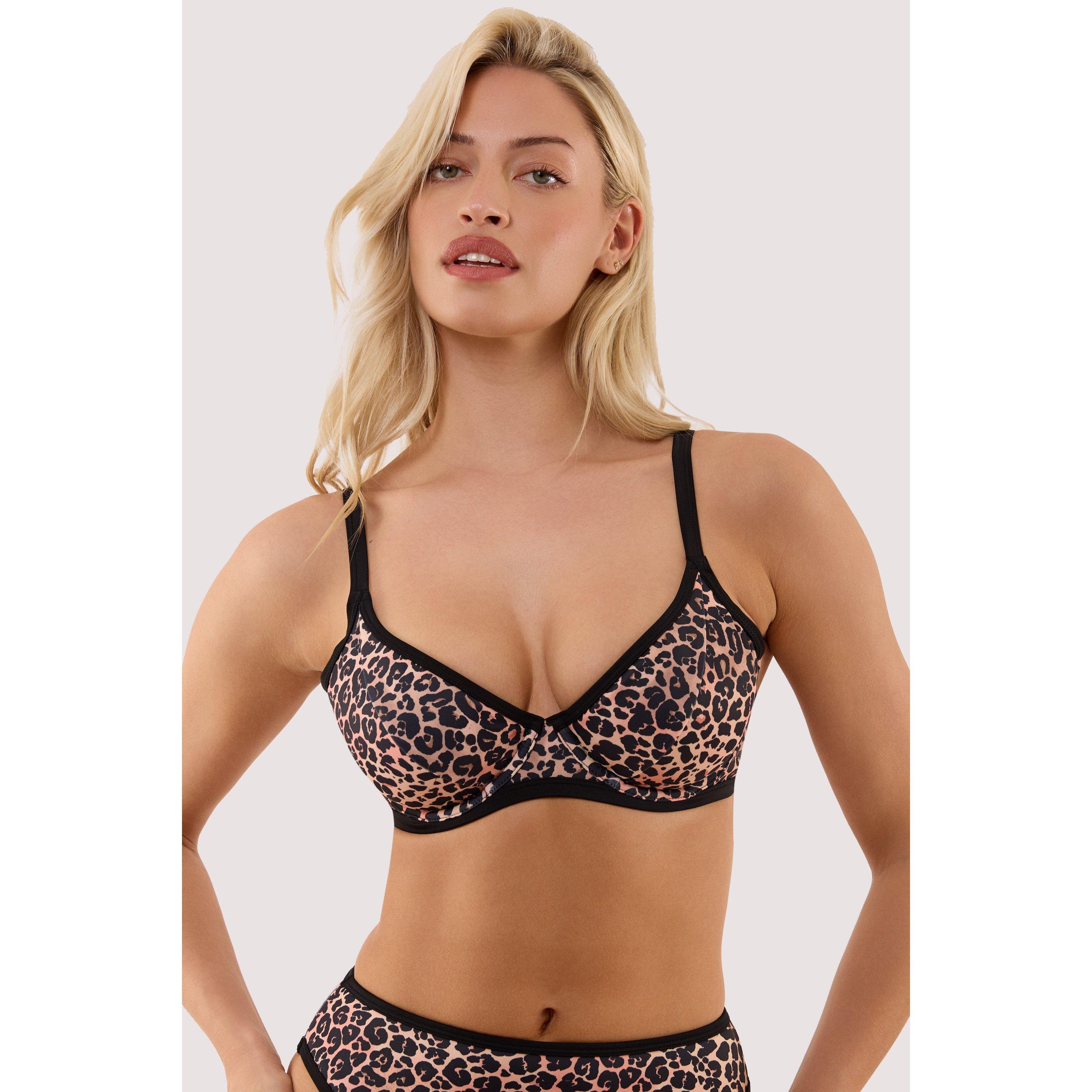 Leopard Print - Wolf and Whistle - Lorna Leopard Print Fuller Bust Underwired Bikini - 1