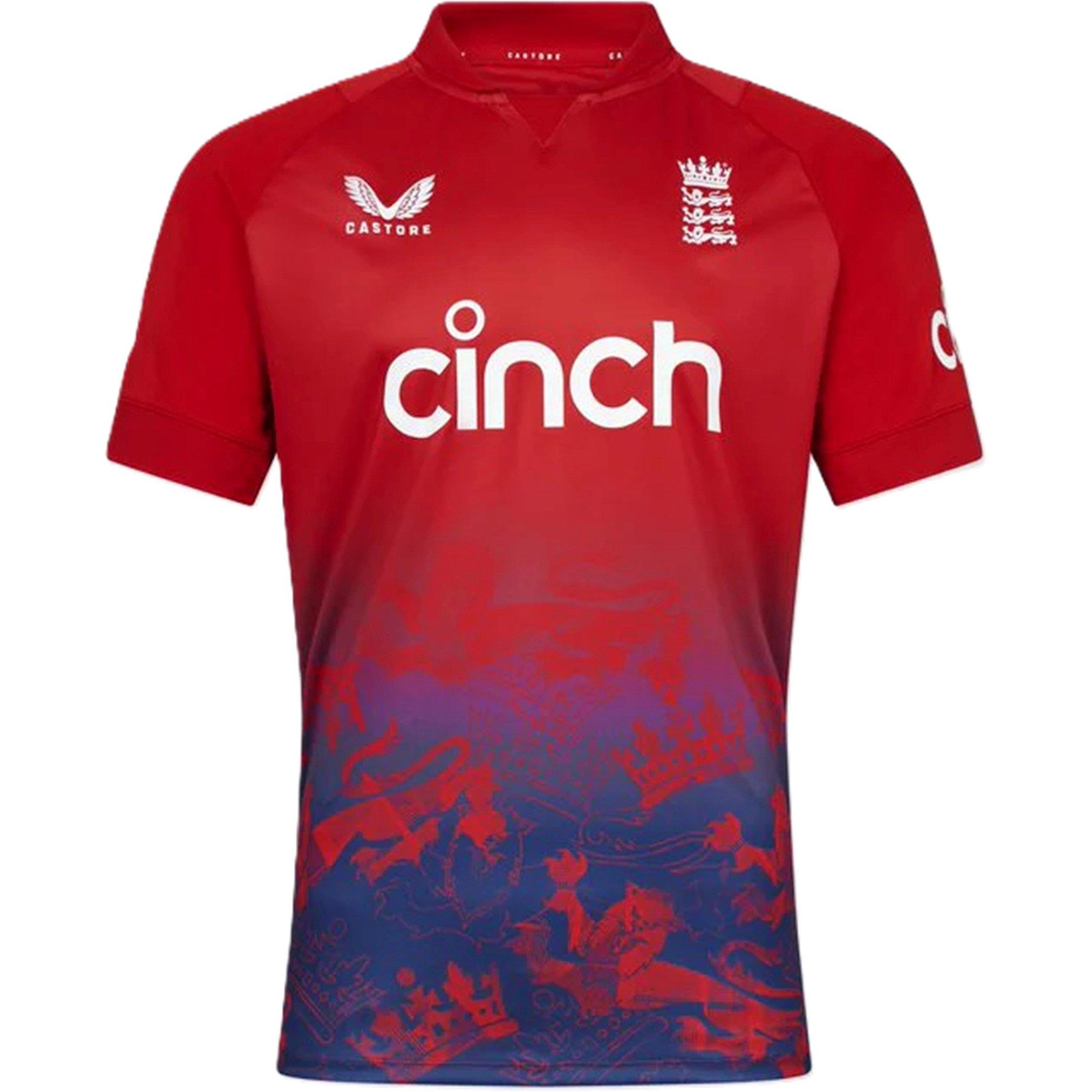 HRRed/SBlue - Castore - EcbT20SsJrsy In99 - 1