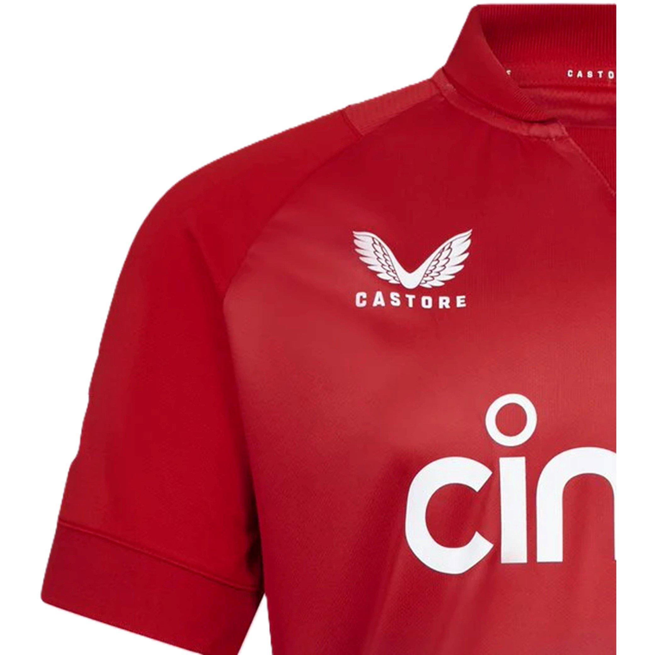 HRRed/SBlue - Castore - EcbT20SsJrsy In99 - 3