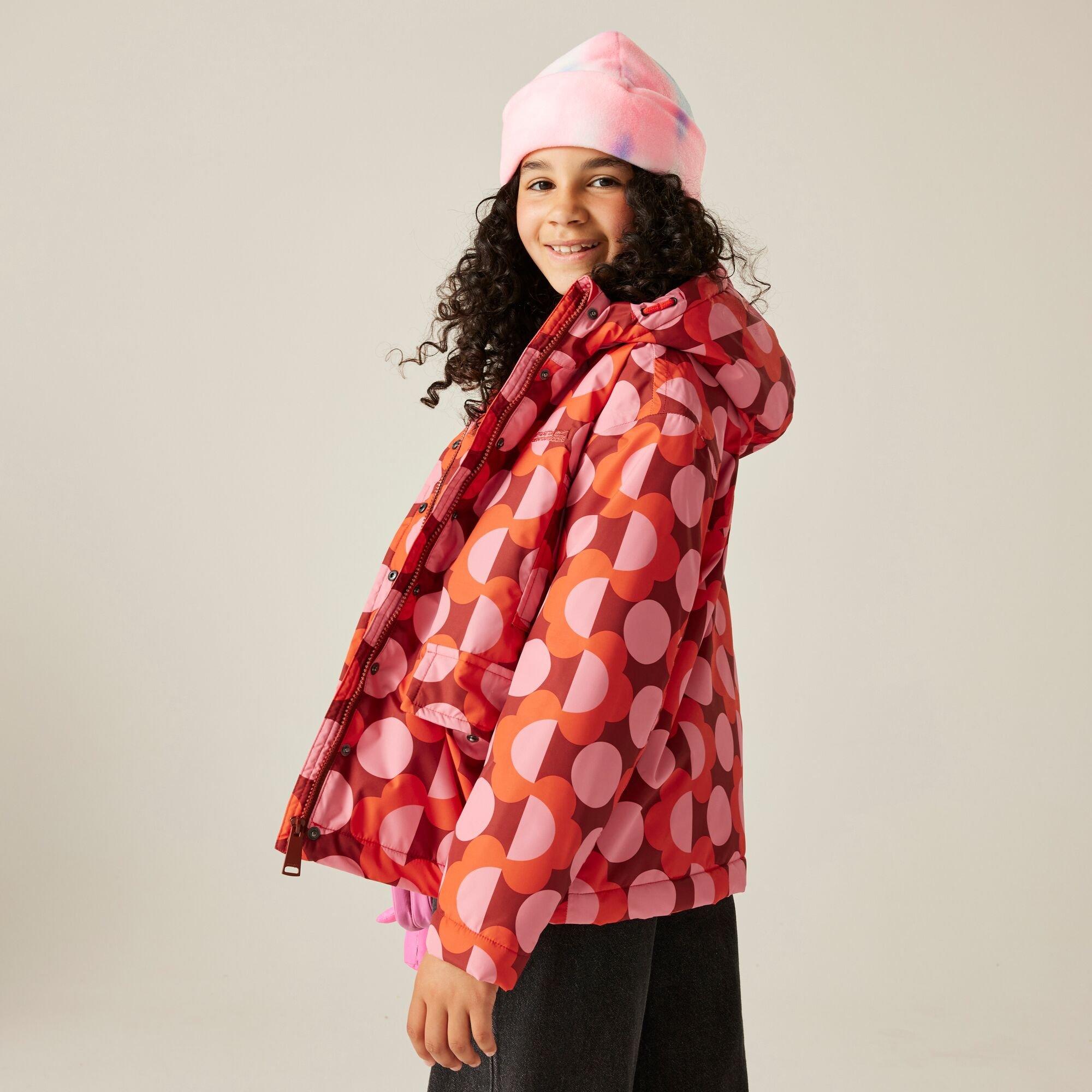 Red - Regatta - Orla Girls Waterproof - 4