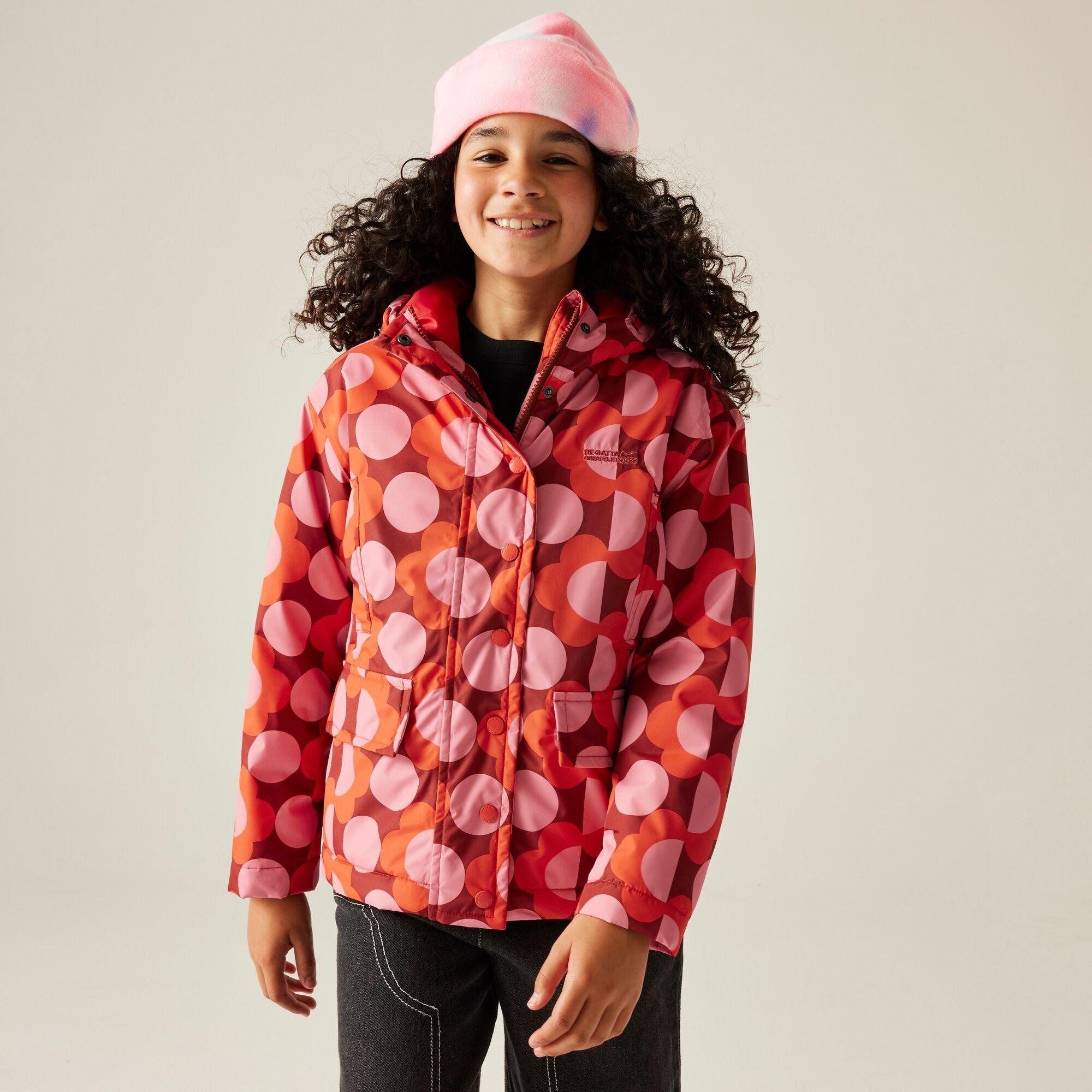 Red - Regatta - Orla Girls Waterproof - 5
