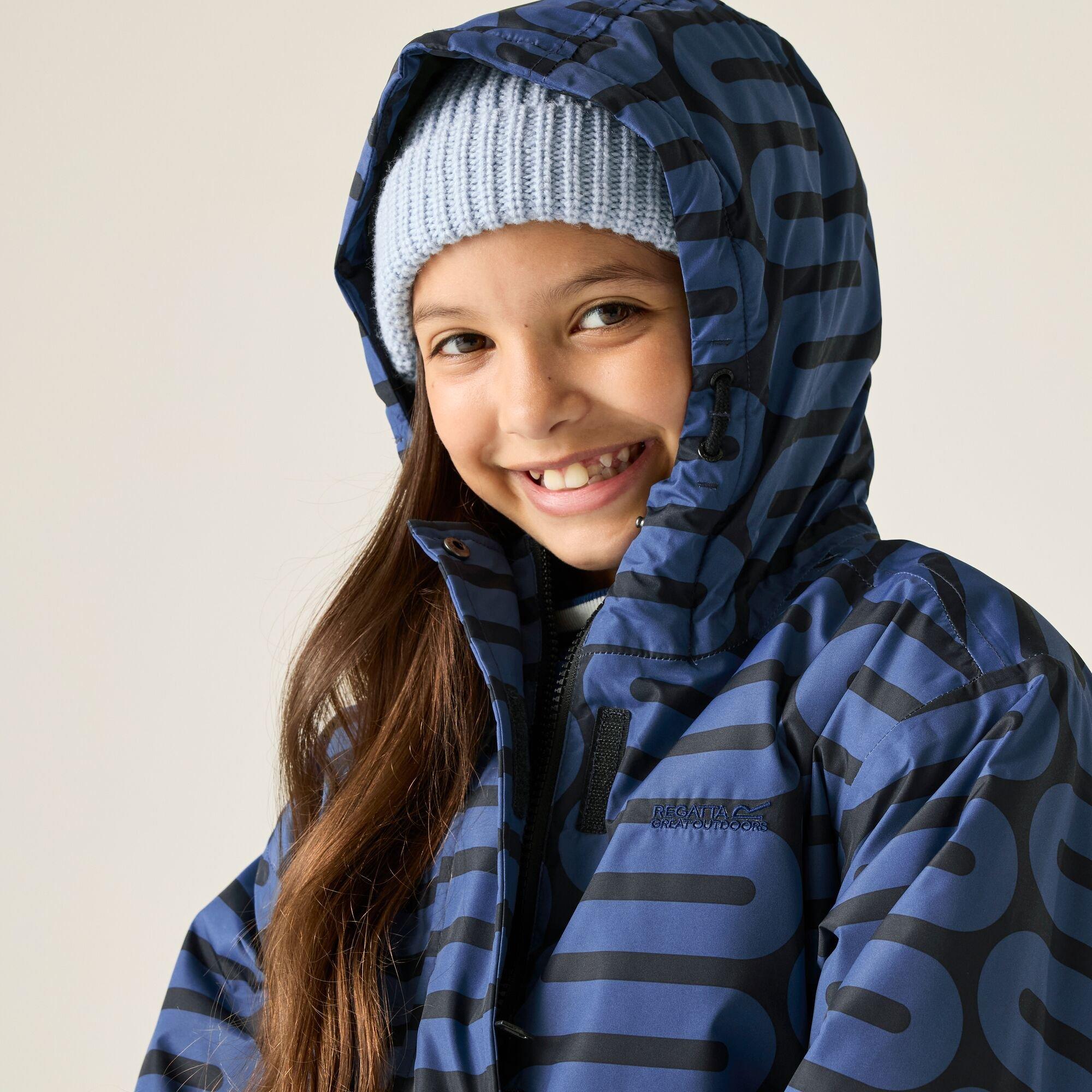 Blue - Regatta - Orla Girls Waterproof - 4