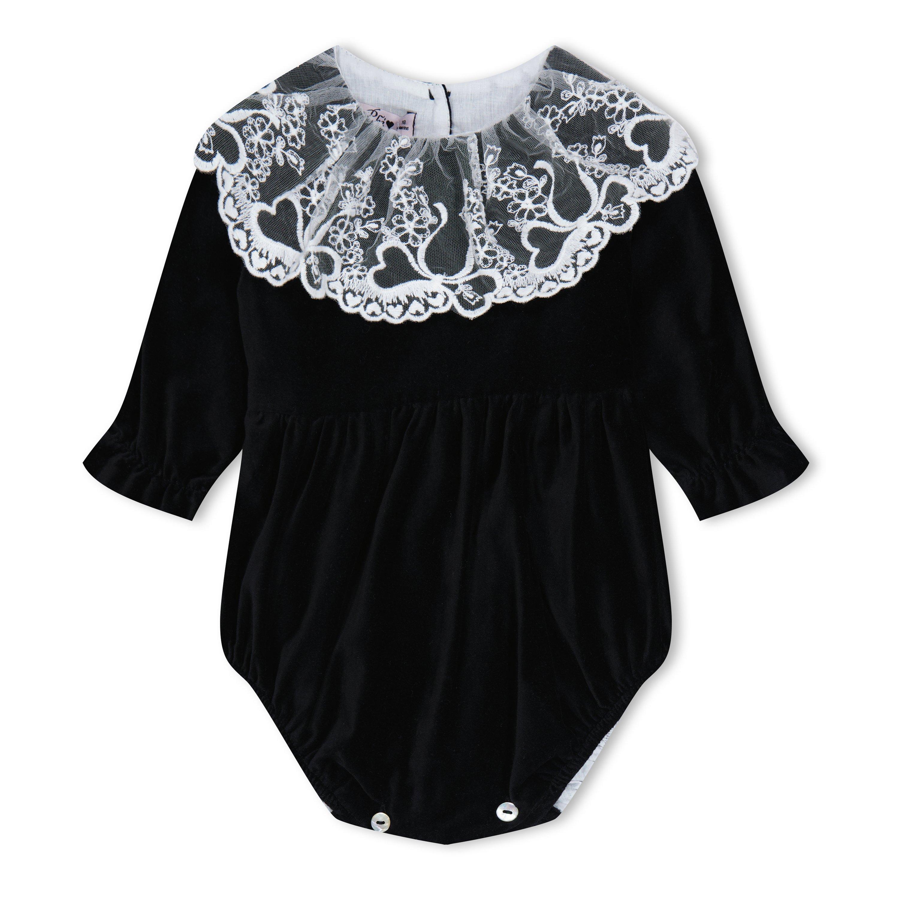 Phi Kids' Velvet Bodysuit