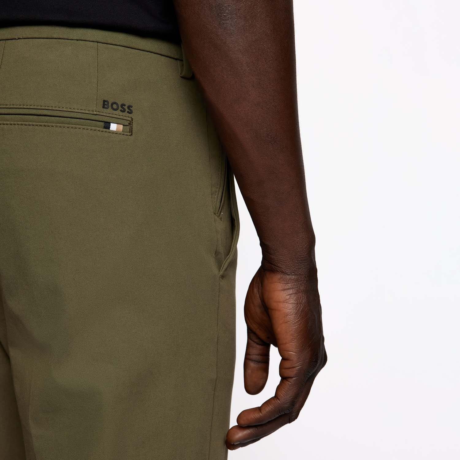 Green - Boss - Kaito1 Trousers - 3