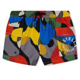 Stella McCartney Logo Swim Shorts Juniors